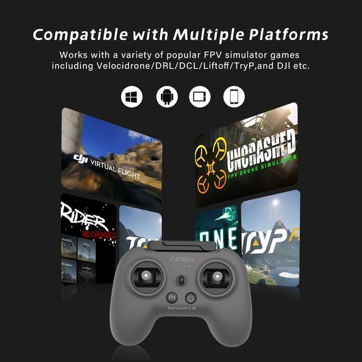 Transmisor de Radio APEX G-129 FPV 2.4G 500mW 2000mAh