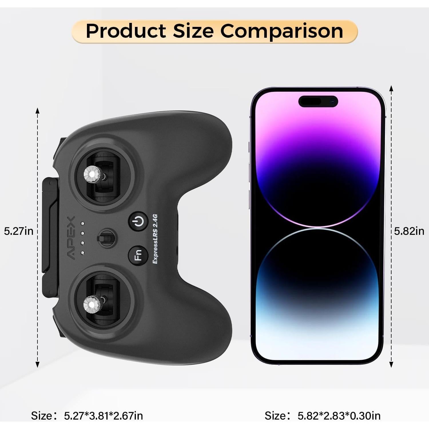 Transmisor de Radio APEX G-129 FPV 2.4G 500mW 2000mAh