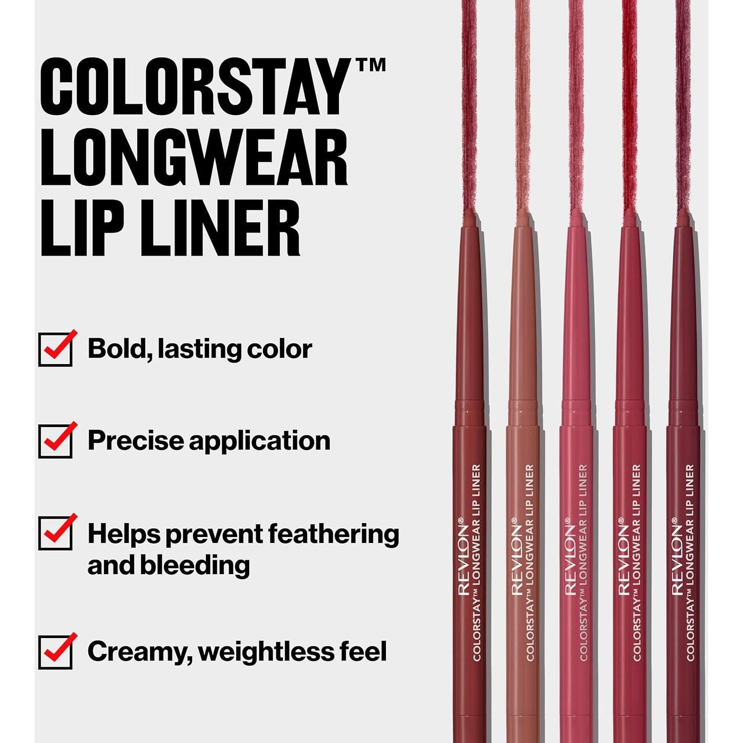 Lápiz Labial Revlon ColorStay 650 Rosa 5.97 g con Sacapuntas