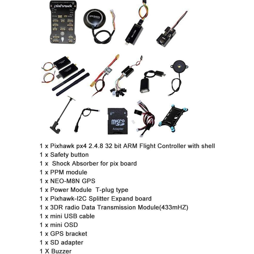 Controlador de Vuelo Pixhawk PX4 2.4.8 con GPS NEO-M8N