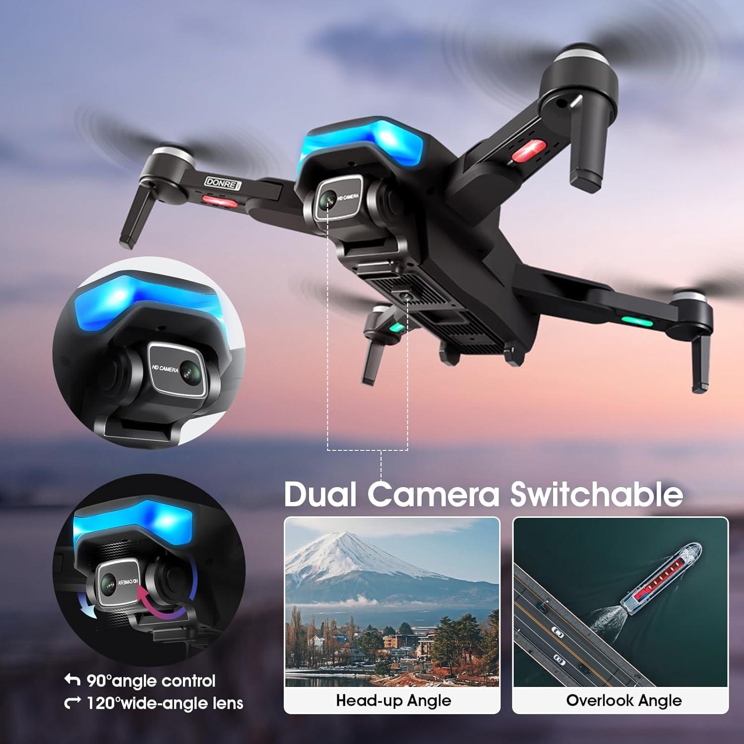 Anemómetro BTMETER BT-100 y Dron Quadricóptero 4K Plegable