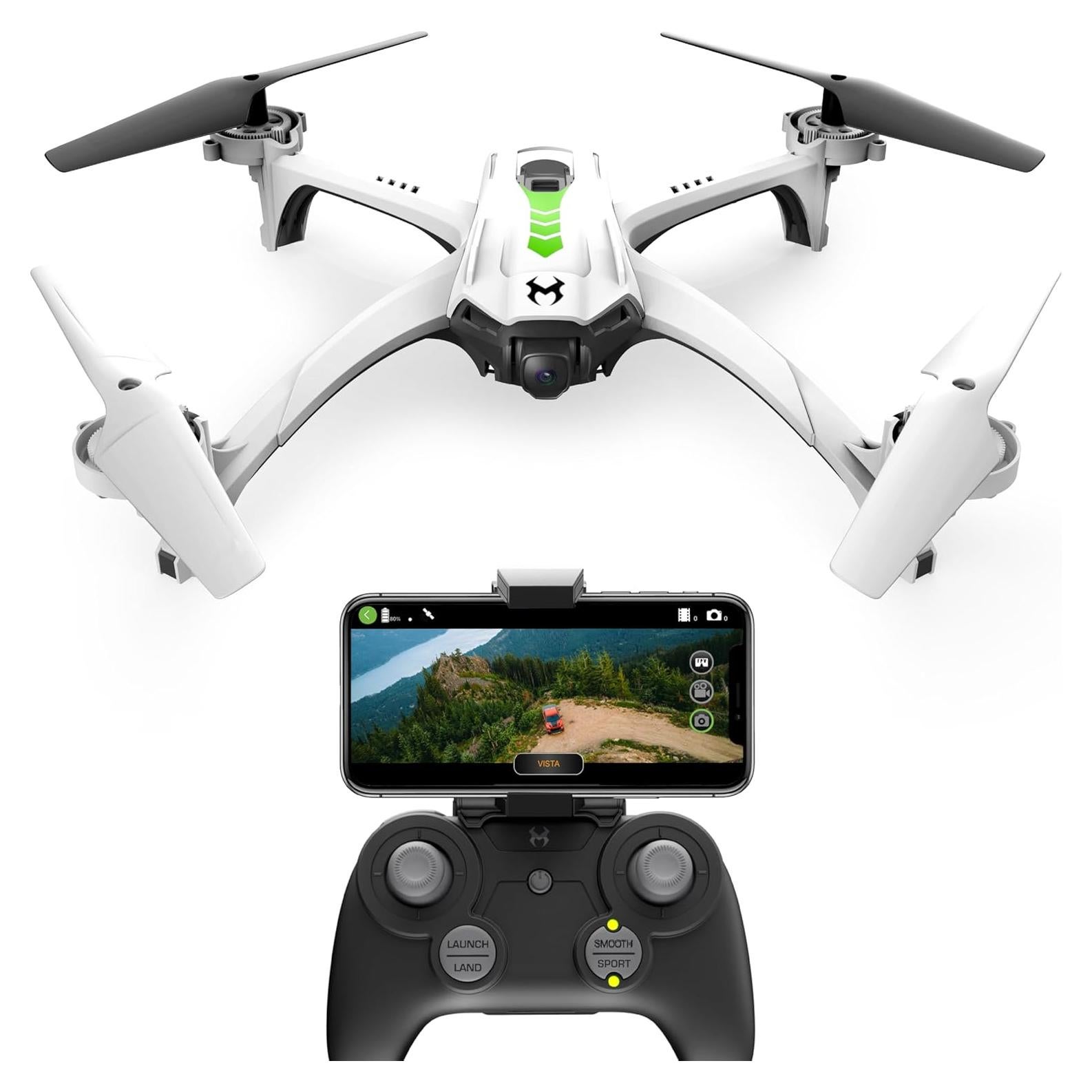 Dron Sky Viper Vista HD con cámara 720p y control remoto