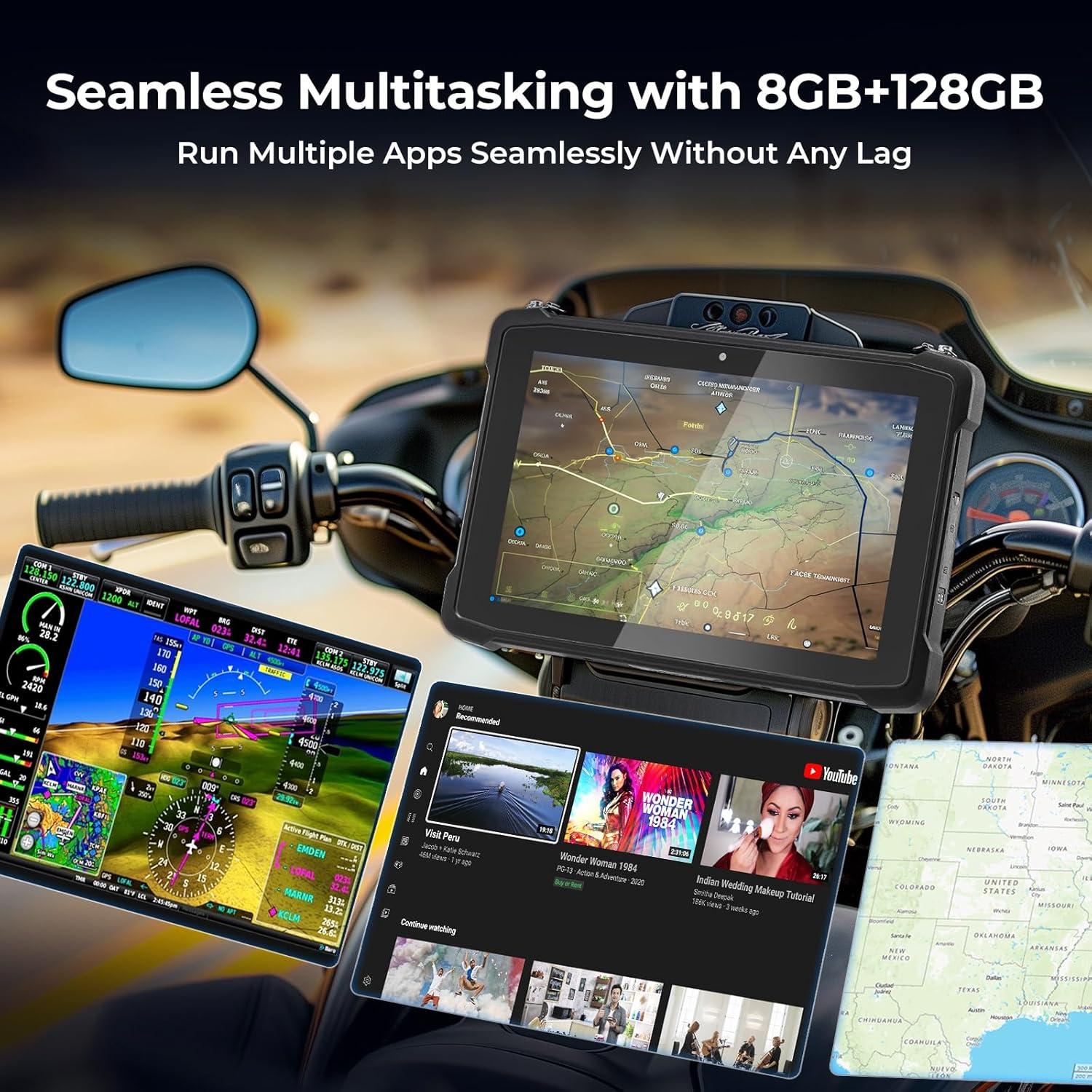 Tableta Resistente MUNBYN IRT11 10.1" Android 14 8GB+128GB