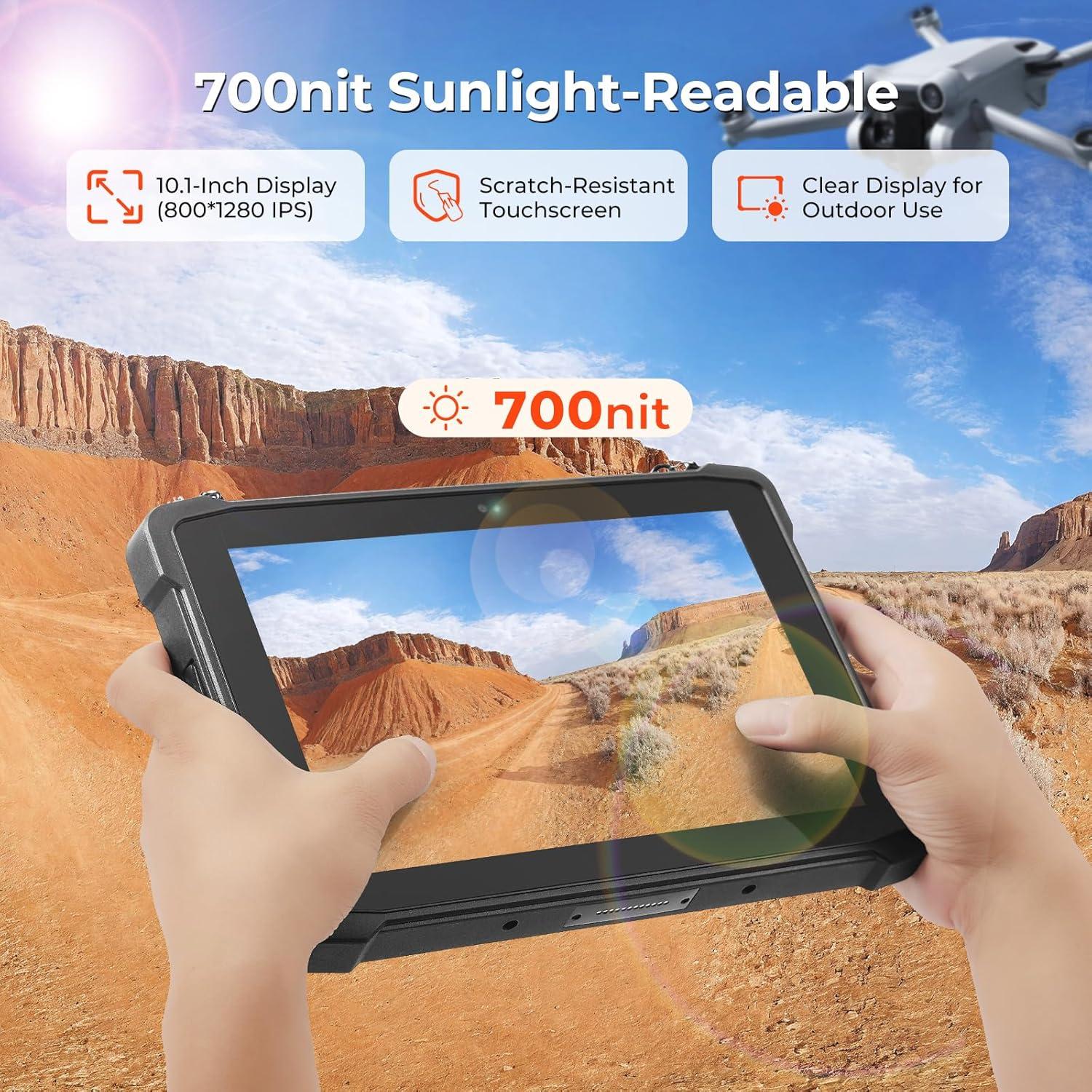 Tableta Resistente MUNBYN IRT11 10.1" Android 14 8GB+128GB