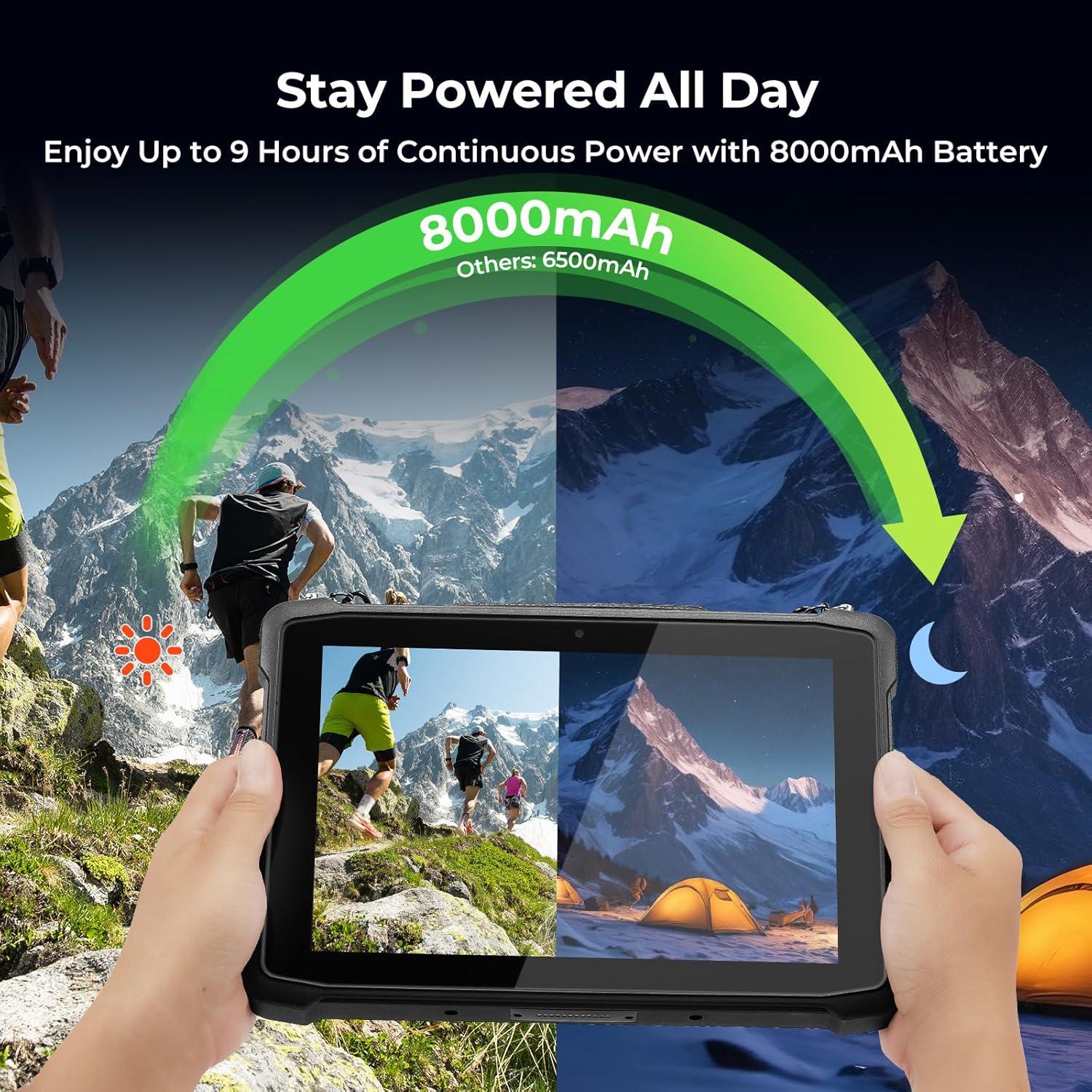 Tableta Resistente MUNBYN IRT11 10.1" Android 14 8GB+128GB