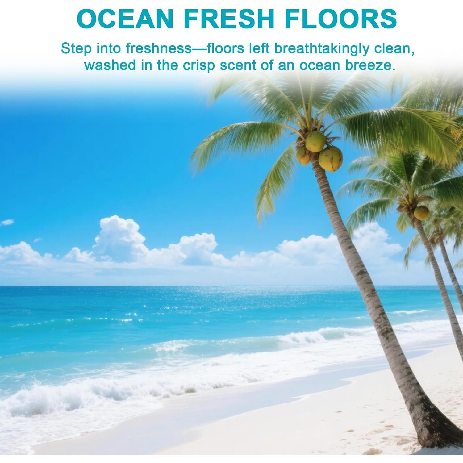 Limpiador Concentrado para Pisos Beaufan 200X Aroma Océano 1L