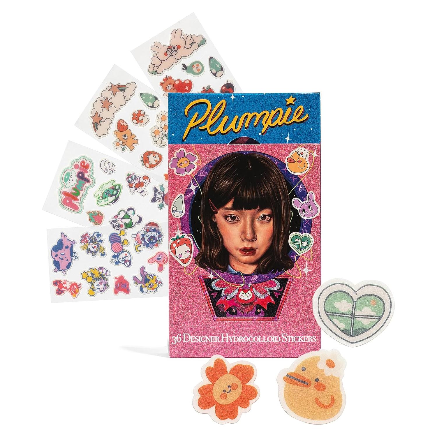 Parche Hidrocoloide Plumpie para Acné - 36 Piezas Vegano