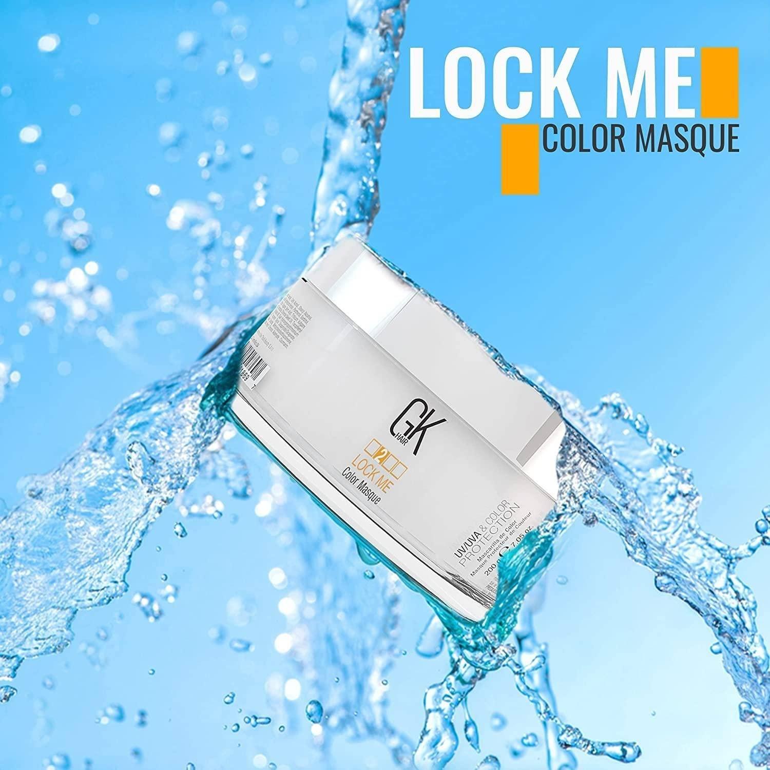 Mascarilla Acondicionadora GK HAIR Lock Me 200g - Protección Color