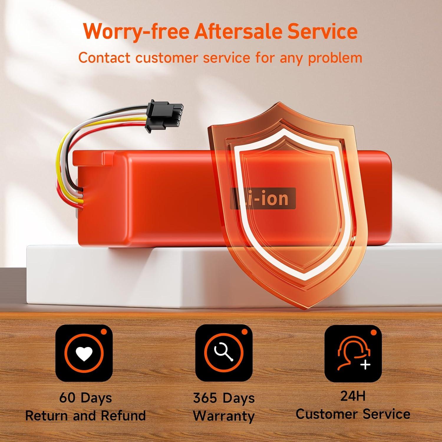 Batería de Reemplazo Palowextra 14.4V 6700mAh para Roborock