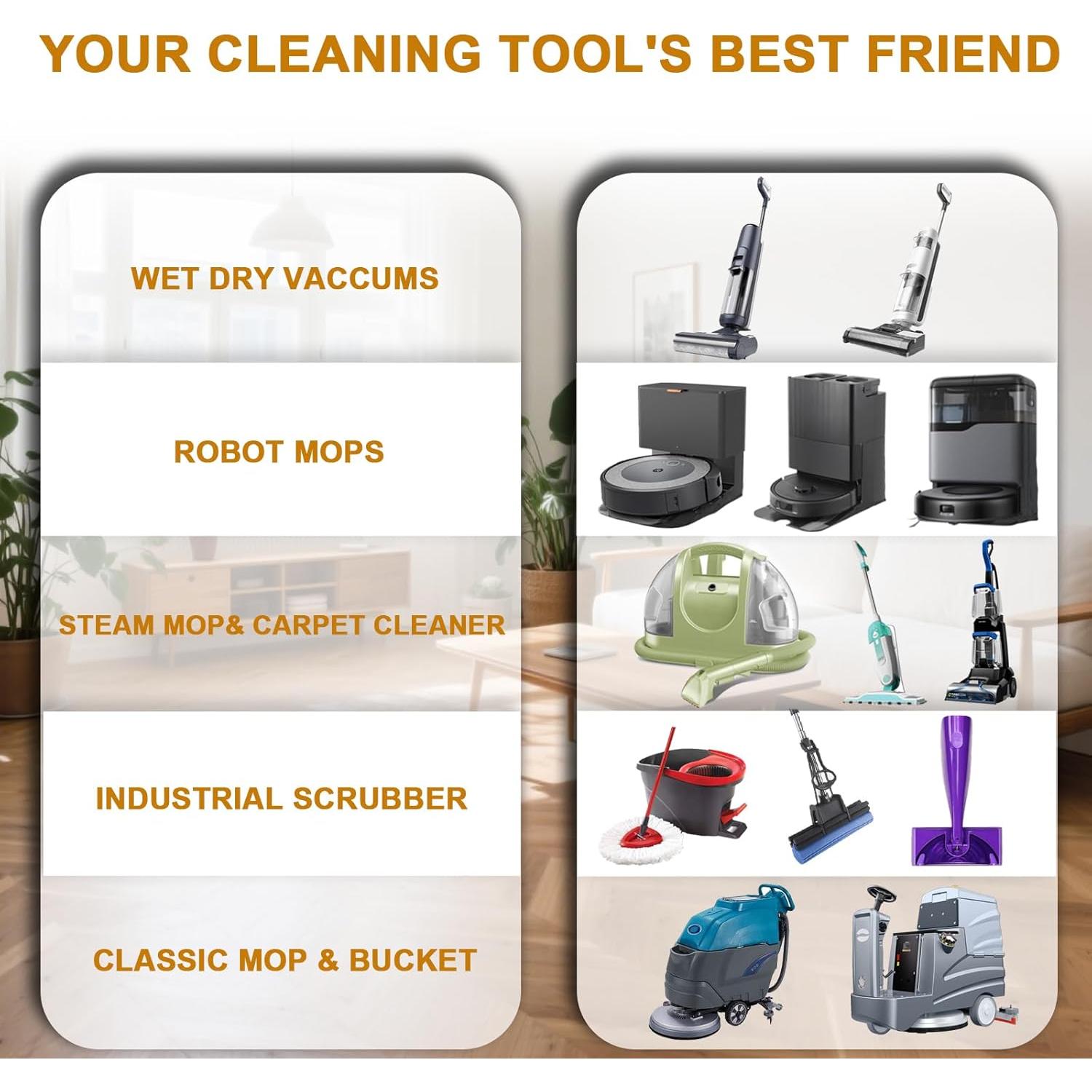 Limpiador Concentrado Beaufan 200X para Robots y Aspiradoras 0.88L