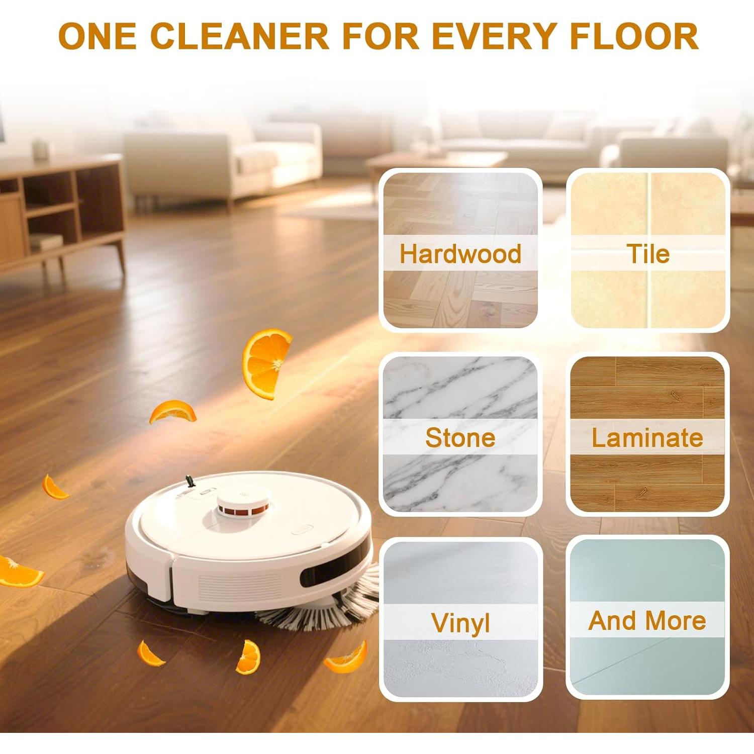 Limpiador Concentrado Beaufan 200X para Robots y Aspiradoras 0.88L