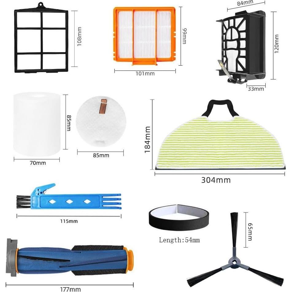 Repuestos para Aspiradora Robot Shark AV2610WA - 20 Piezas