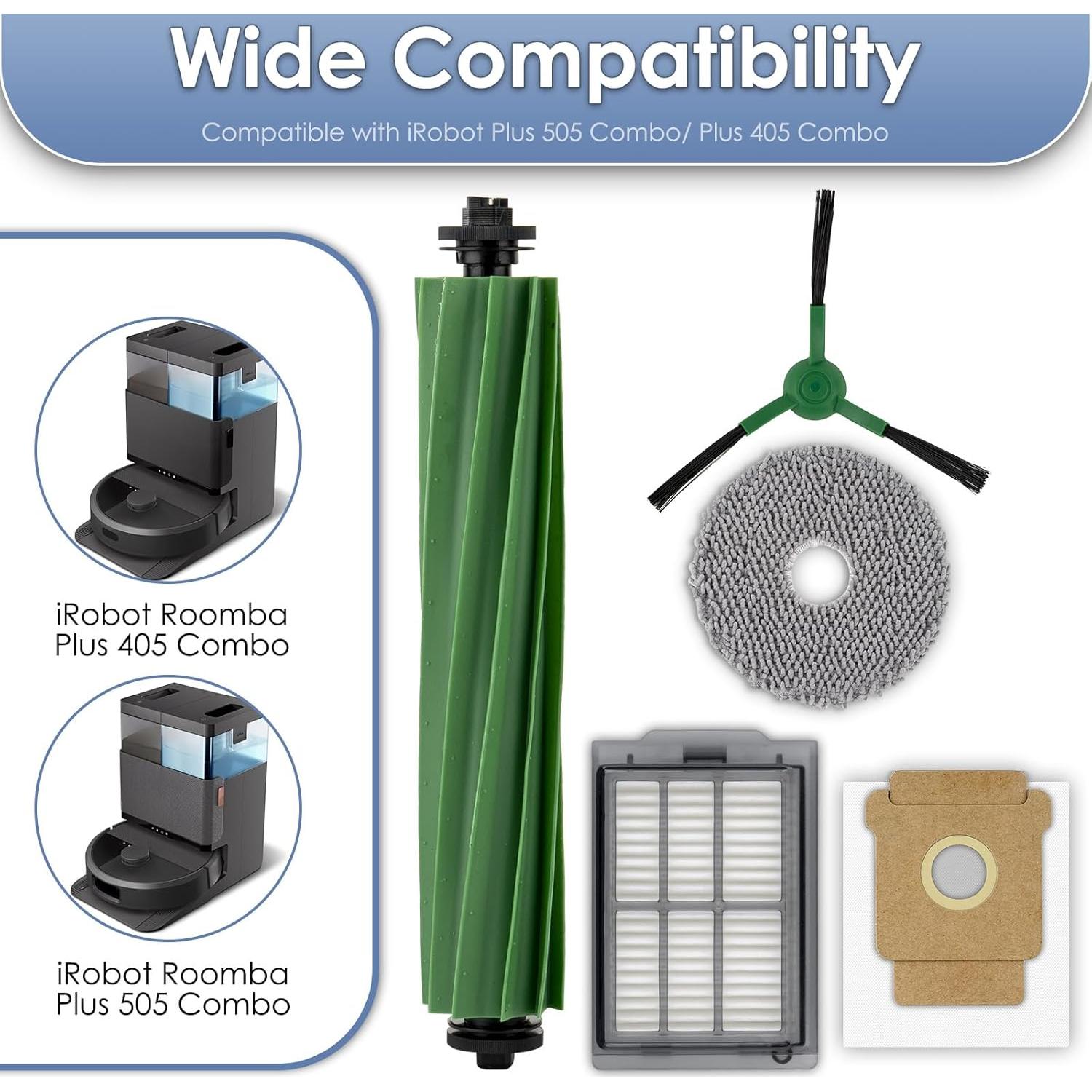 Kit de Repuestos MIBUMIKI para Robot iRobot Plus 505 Combo