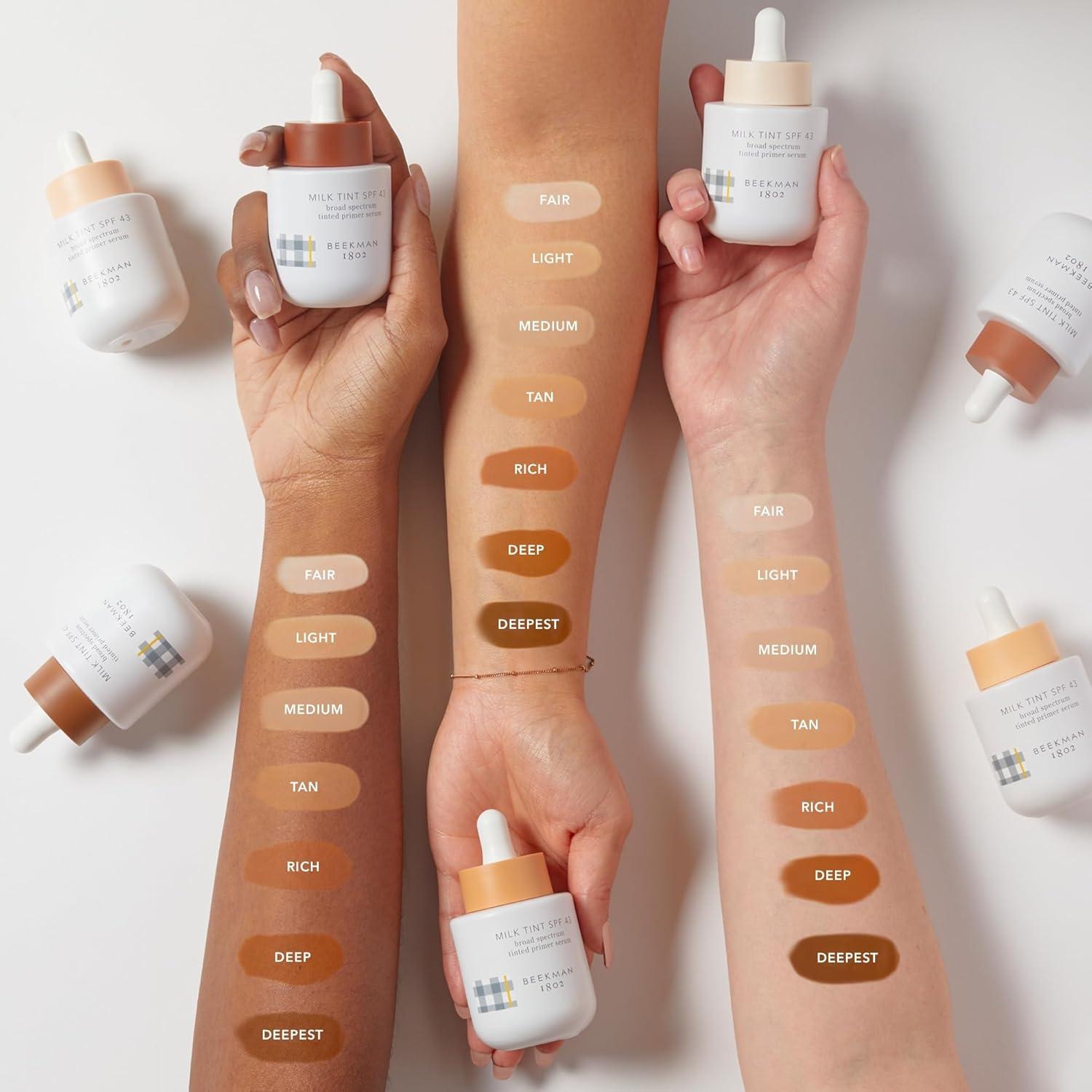 Beekman 1802 Tinte de Leche Primer Facial SPF 43 - 28.35 g - Piel Sensible