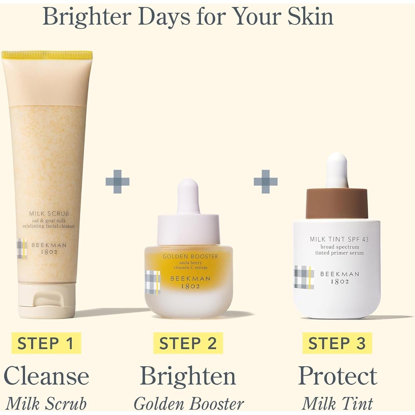 Beekman 1802 Tinte de Leche Primer Facial SPF 43 - 28.35 g - Piel Sensible