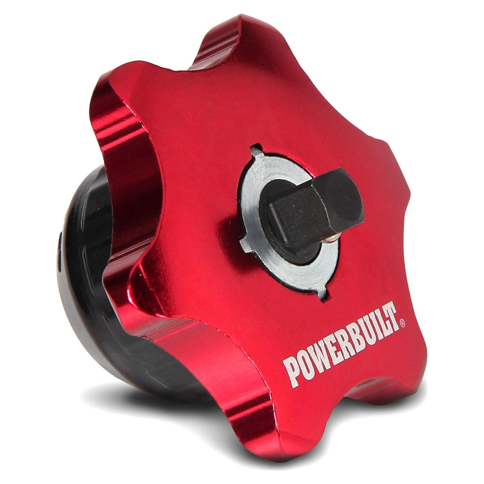 Llave de Pulgar Powerbuilt 1/4" 2 en 1 Rojo 941248