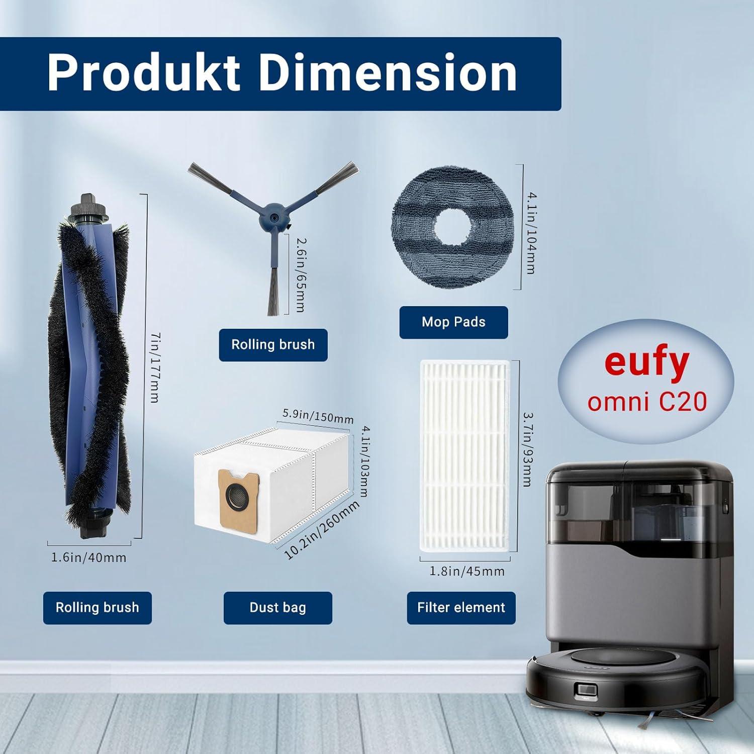 Kit de Accesorios de 33 Piezas JoyBros para Eufy Omni C20