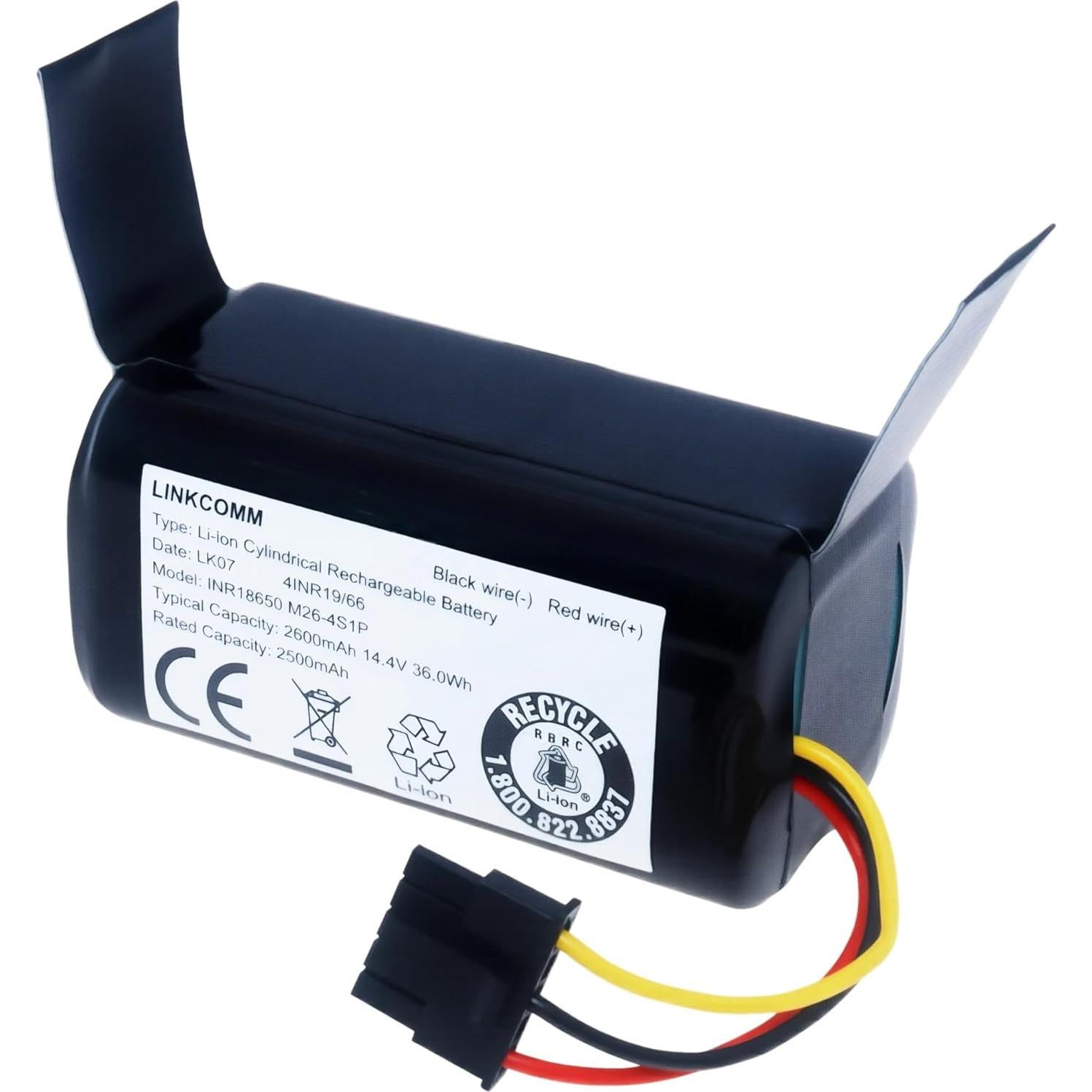 Batería de Reemplazo Li-ion 14.4V 2600mAh para Xiaomi Mi Robot Vacuum Mop 2 Lite