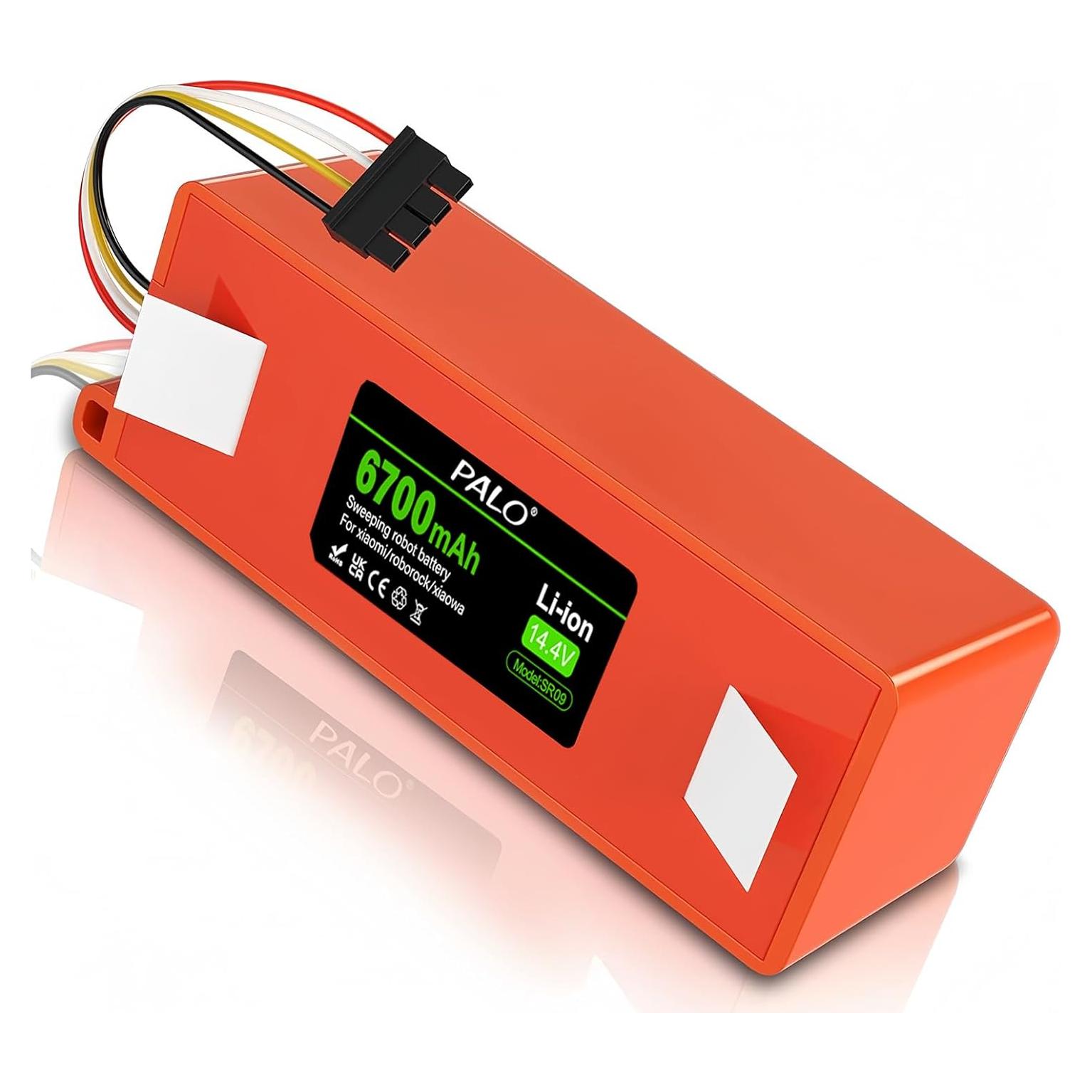 Batería de Reemplazo Li-ion 6700mAh para Roborock S4 S5 S6 S7