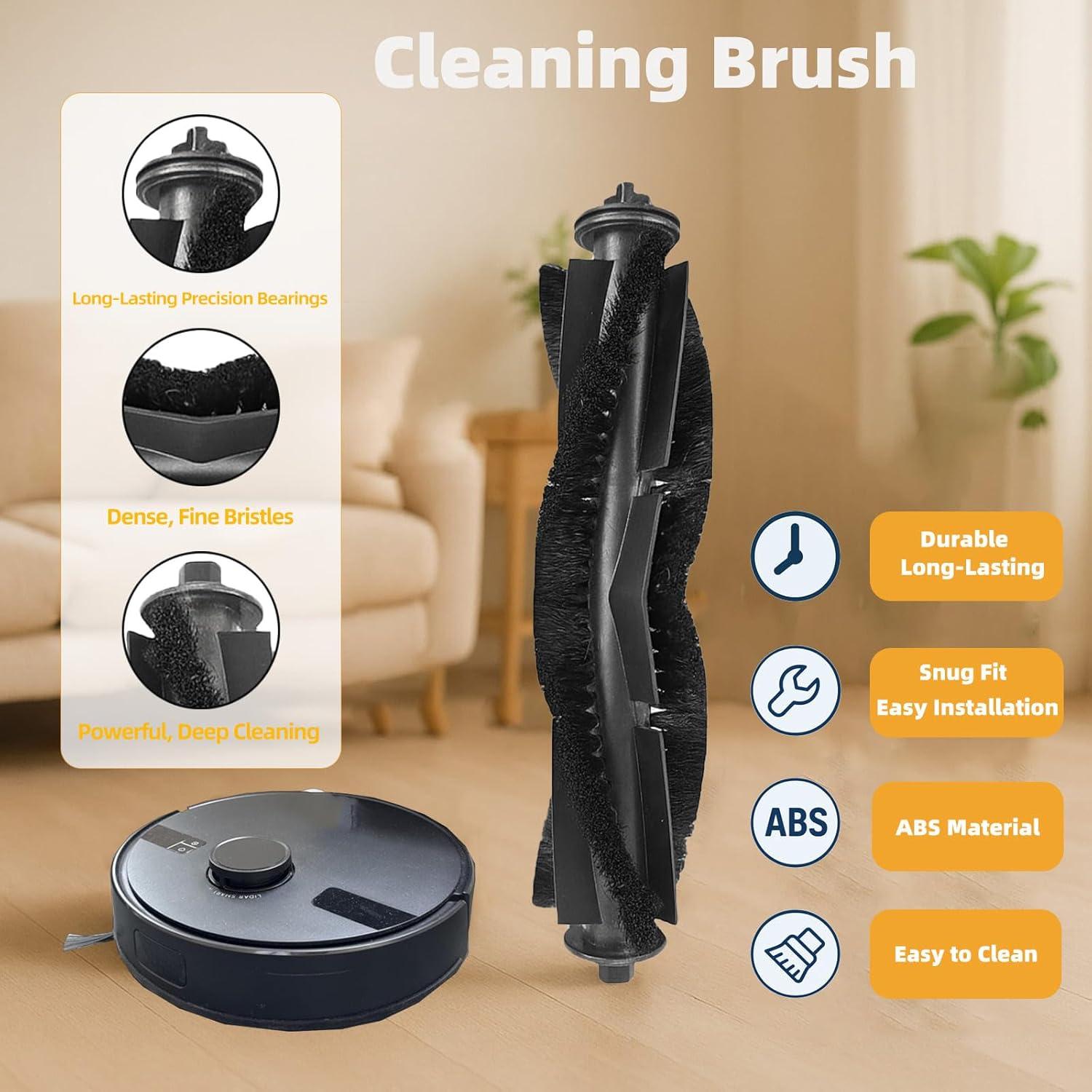 Kit de Repuesto YUJINRU para Aspiradora MONSGA MS1 MAX - 1 Cepillo, 6 Laterales, 4 Filtros HEPA, 4 Paños