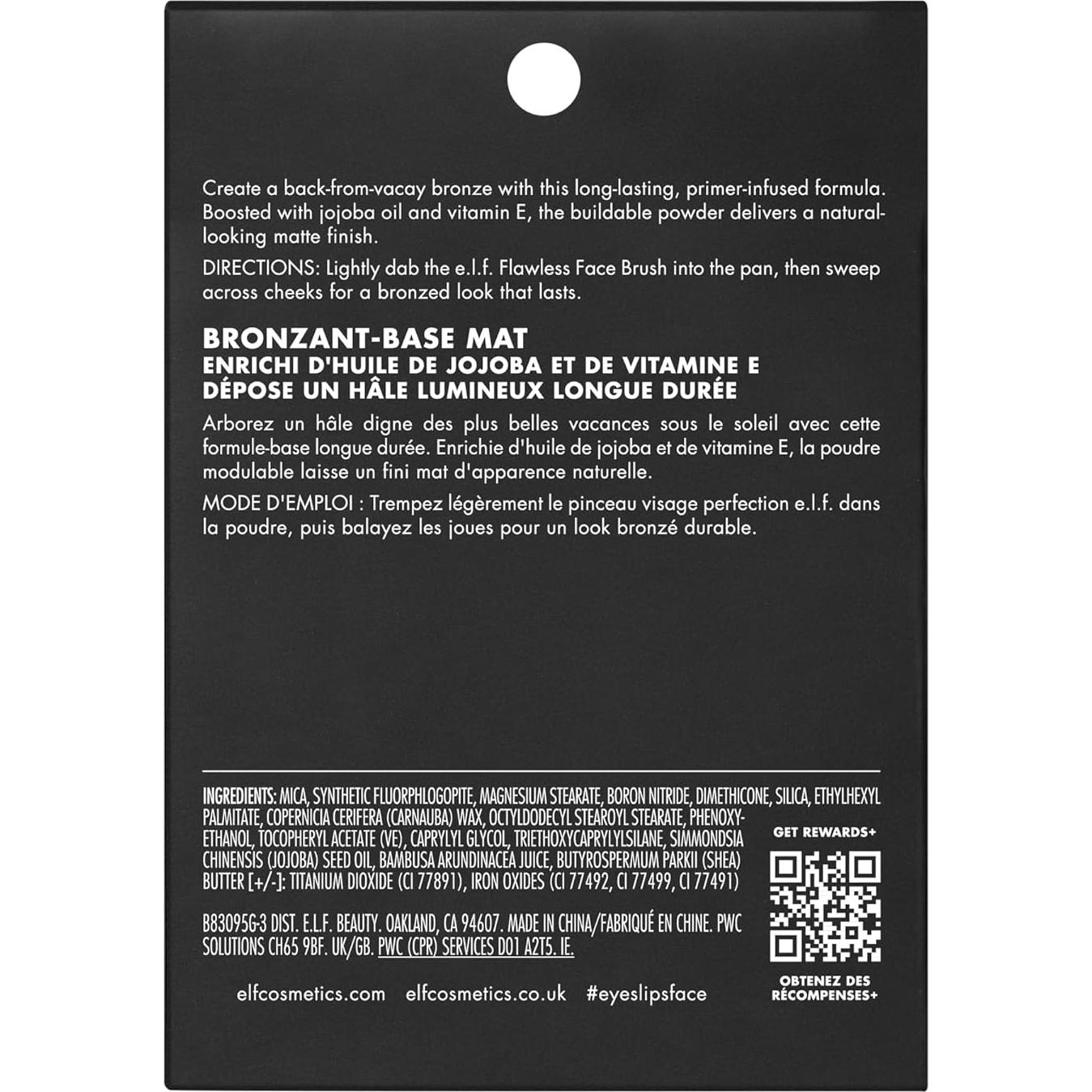 Bronceador en Polvo e.l.f. 9.92g Infundido con Primer Mate