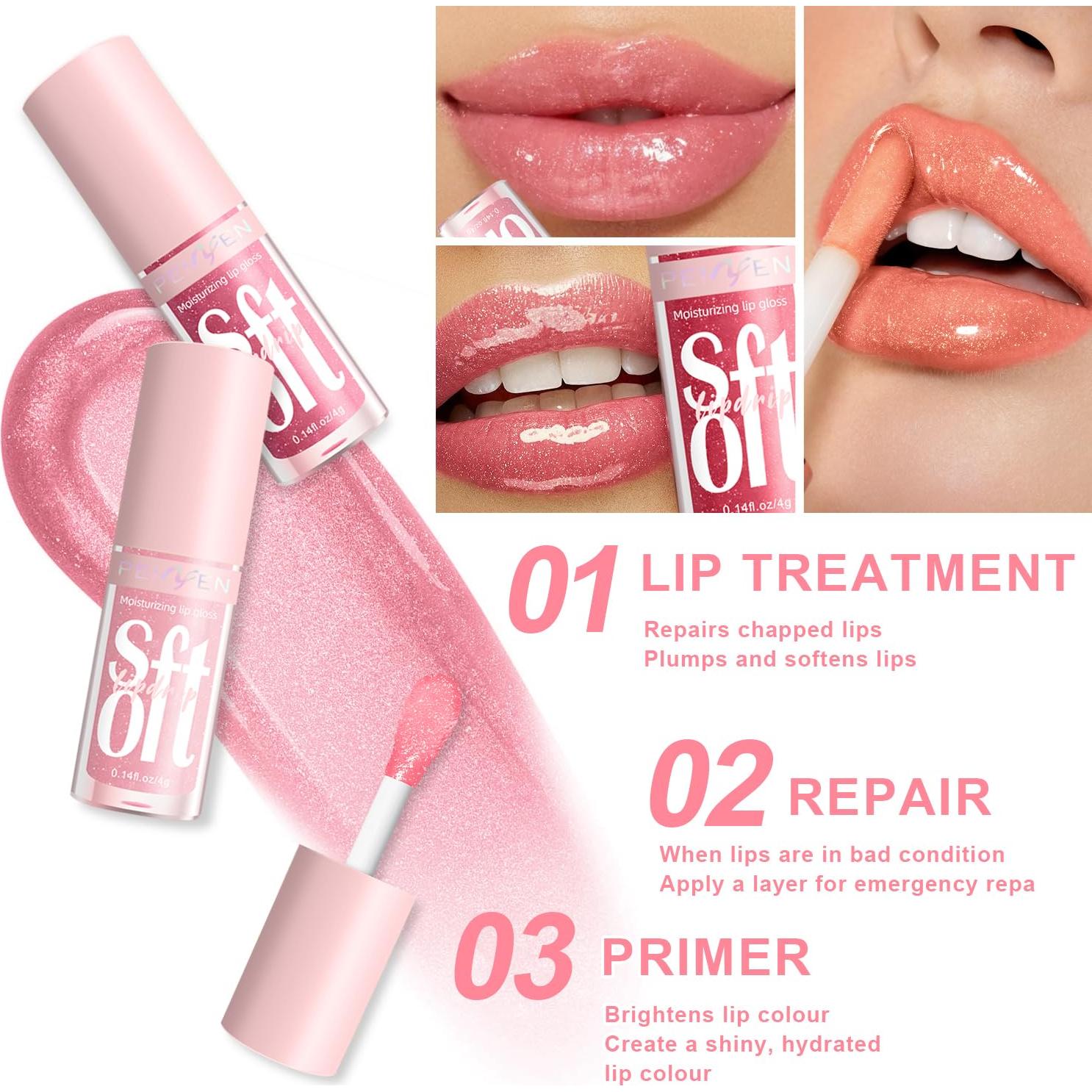 Set de 6 Aceites Hidratantes para Labios LemonSac - Brillo y Suavidad