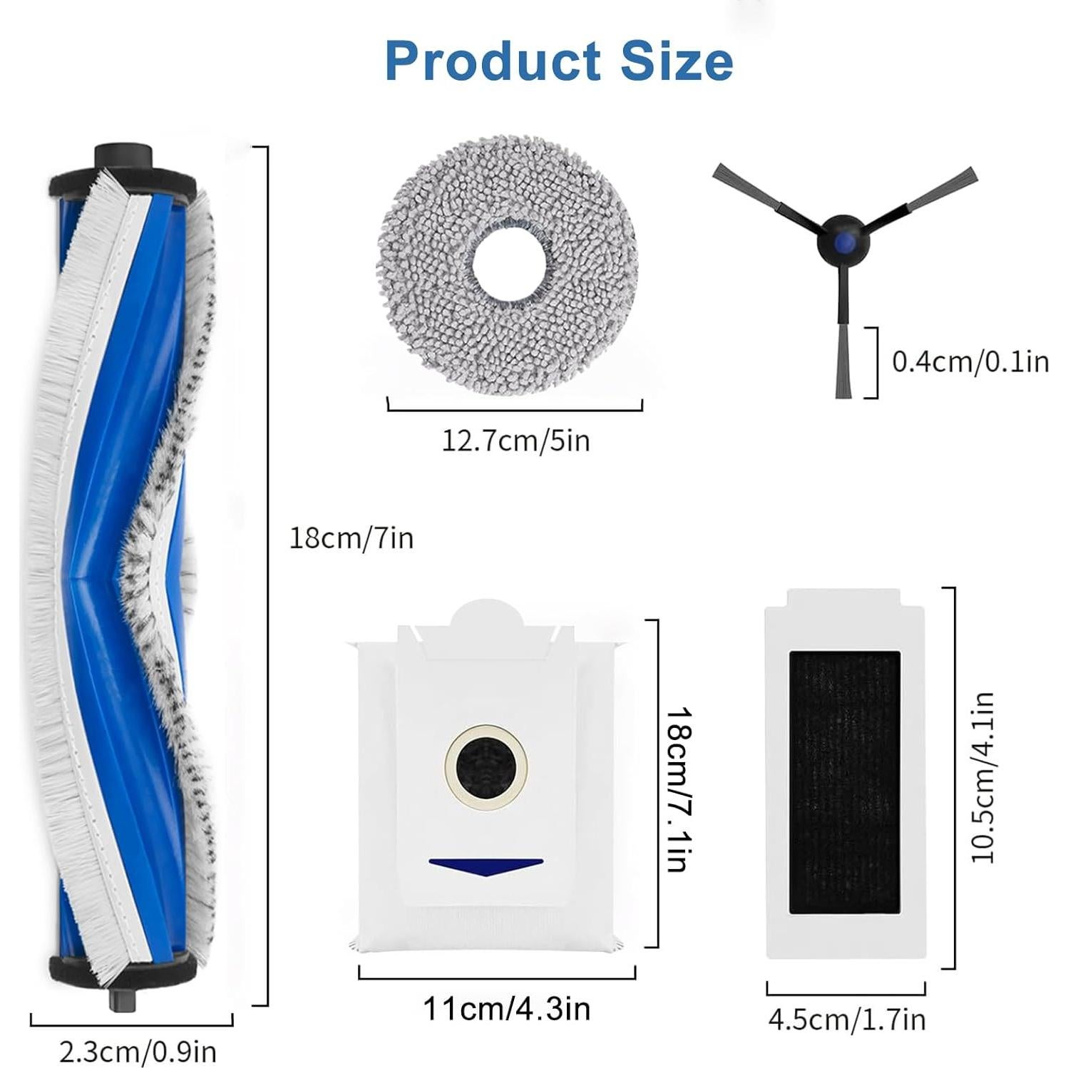 Kit de Accesorios Soniicmomo para Aspiradora ECOVACS T30S Pro