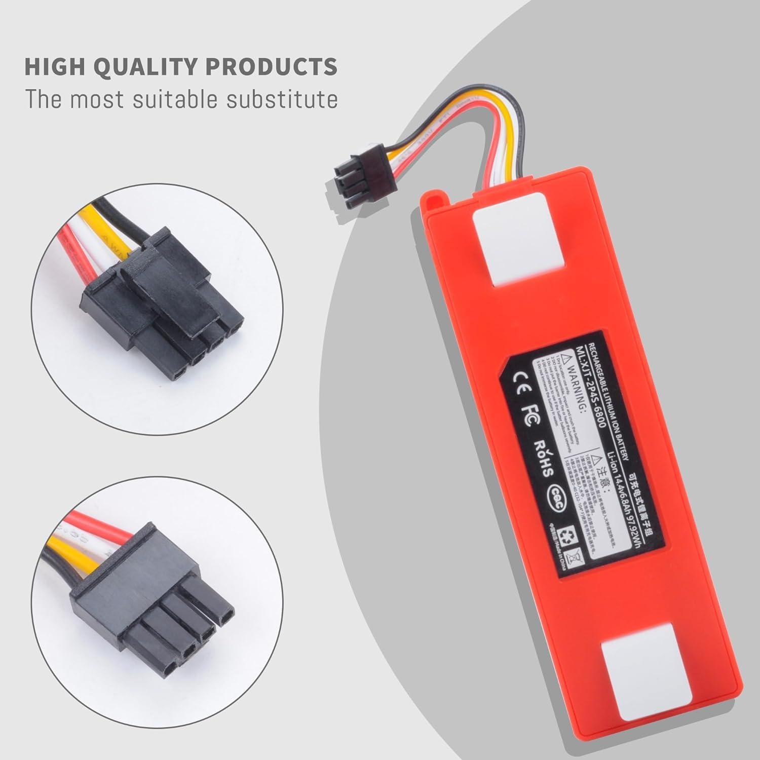 Batería de Reemplazo 6800mAh para Roborock S7 y Xiaomi