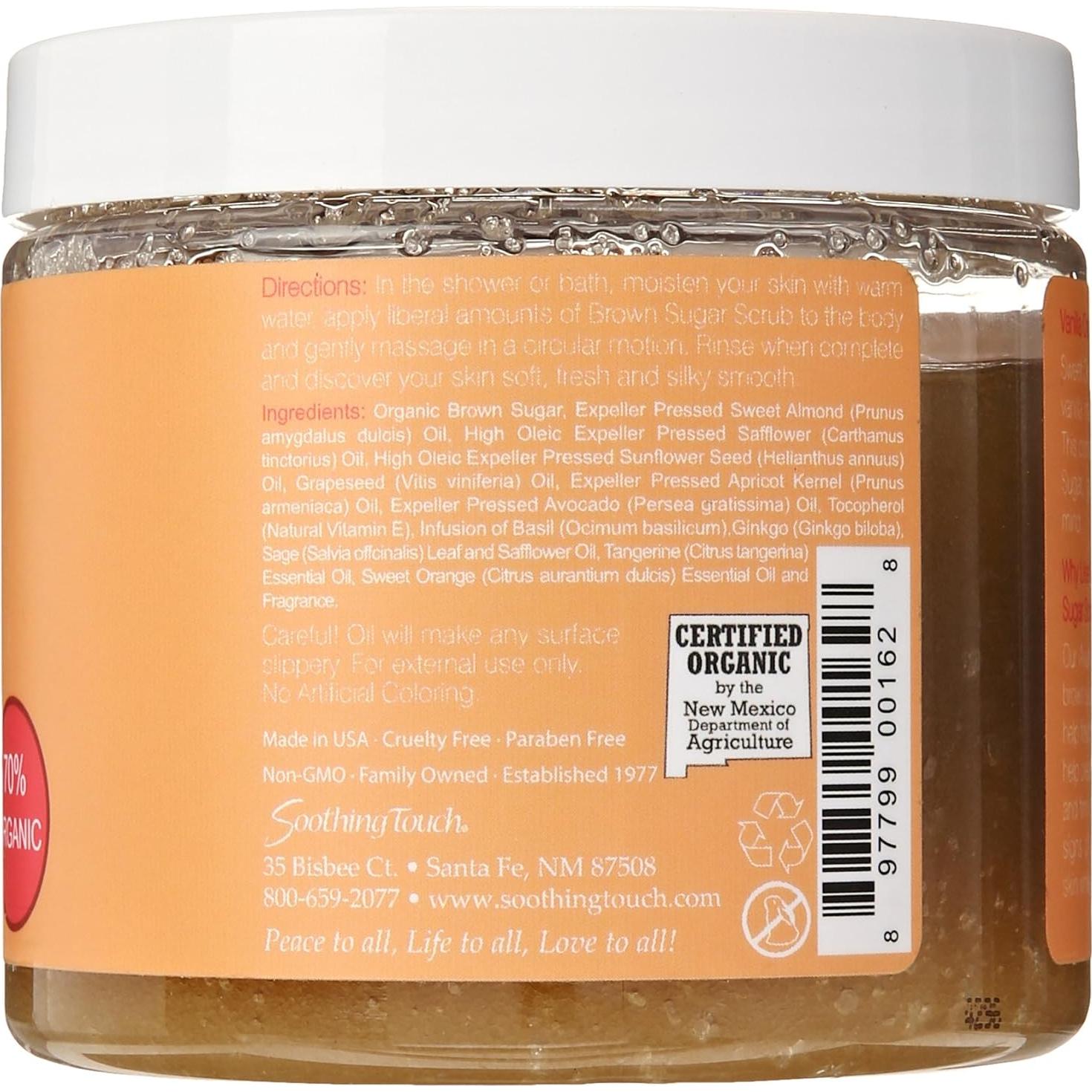 Exfoliante de Azúcar Moreno Soothing Touch 453g Naranja Vainilla