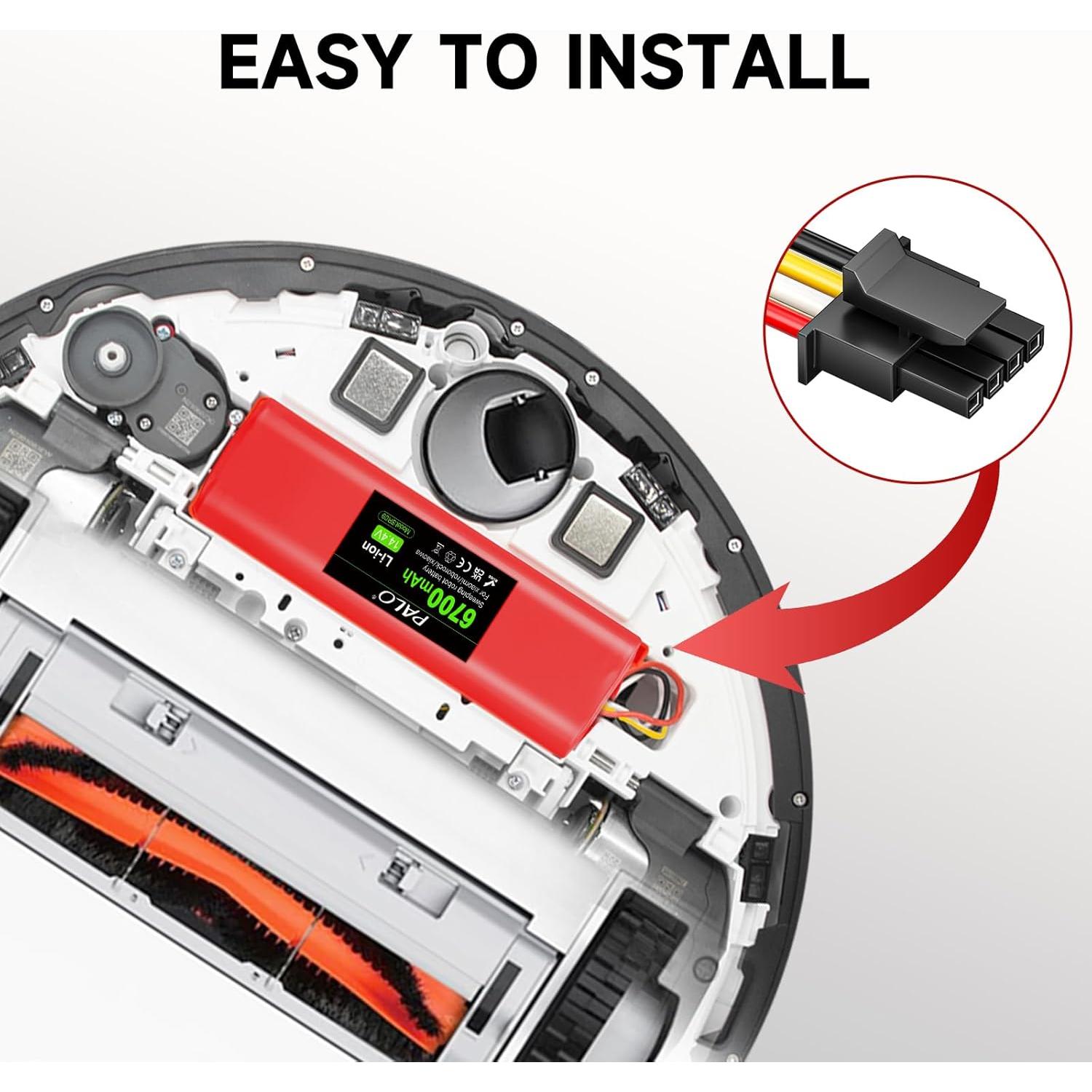 Batería de Reemplazo 6700mAh para Roborock S4 S6 S7 S8