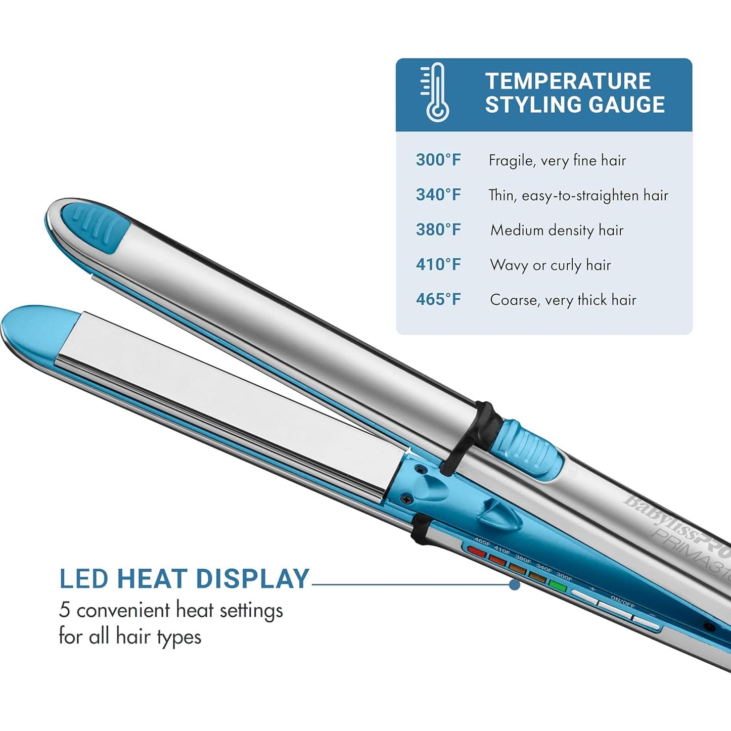 Plancha de Pelo BaBylissPRO Nano Titanium 30.5cm Profesional