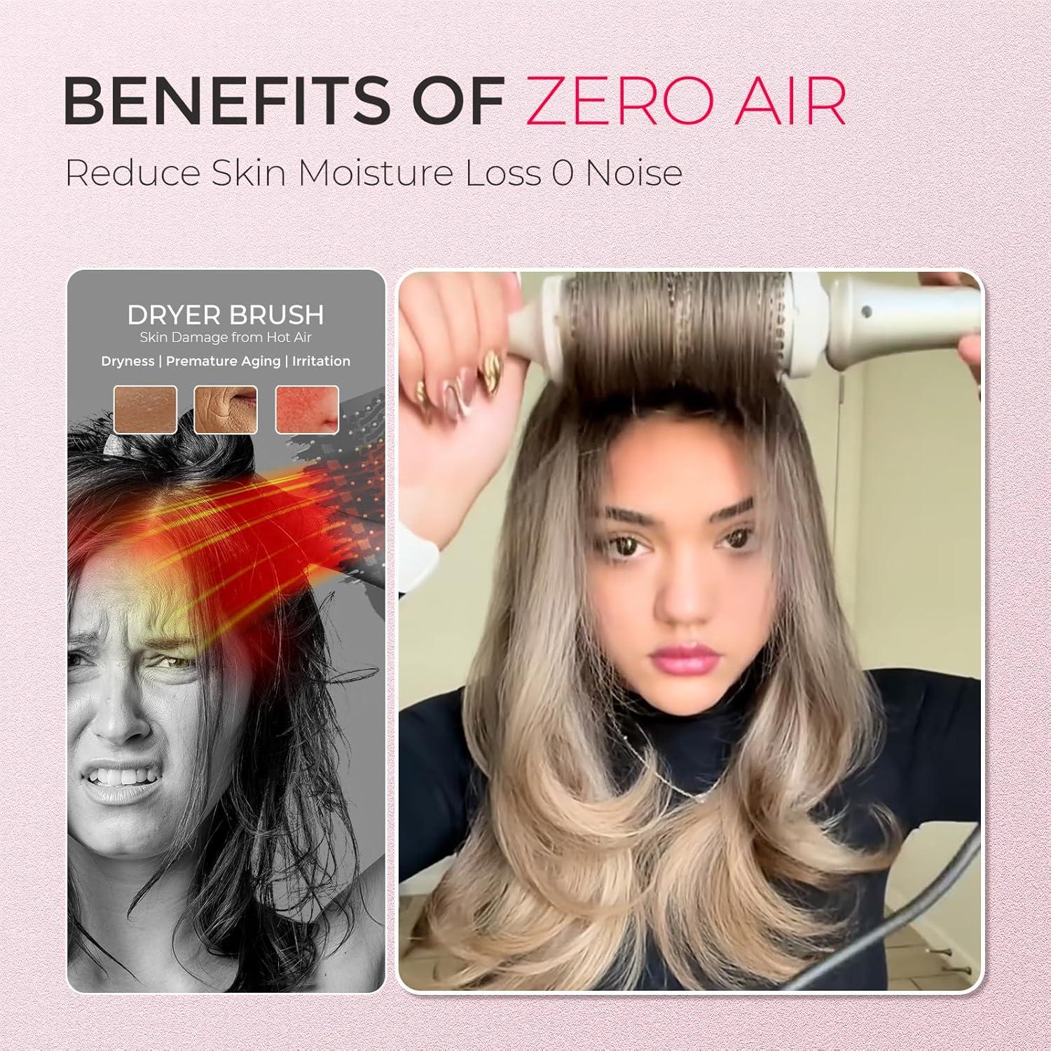 Cepillo Térmico TYMO STYLUX 1.5" Alisador y Rizador 2 en 1