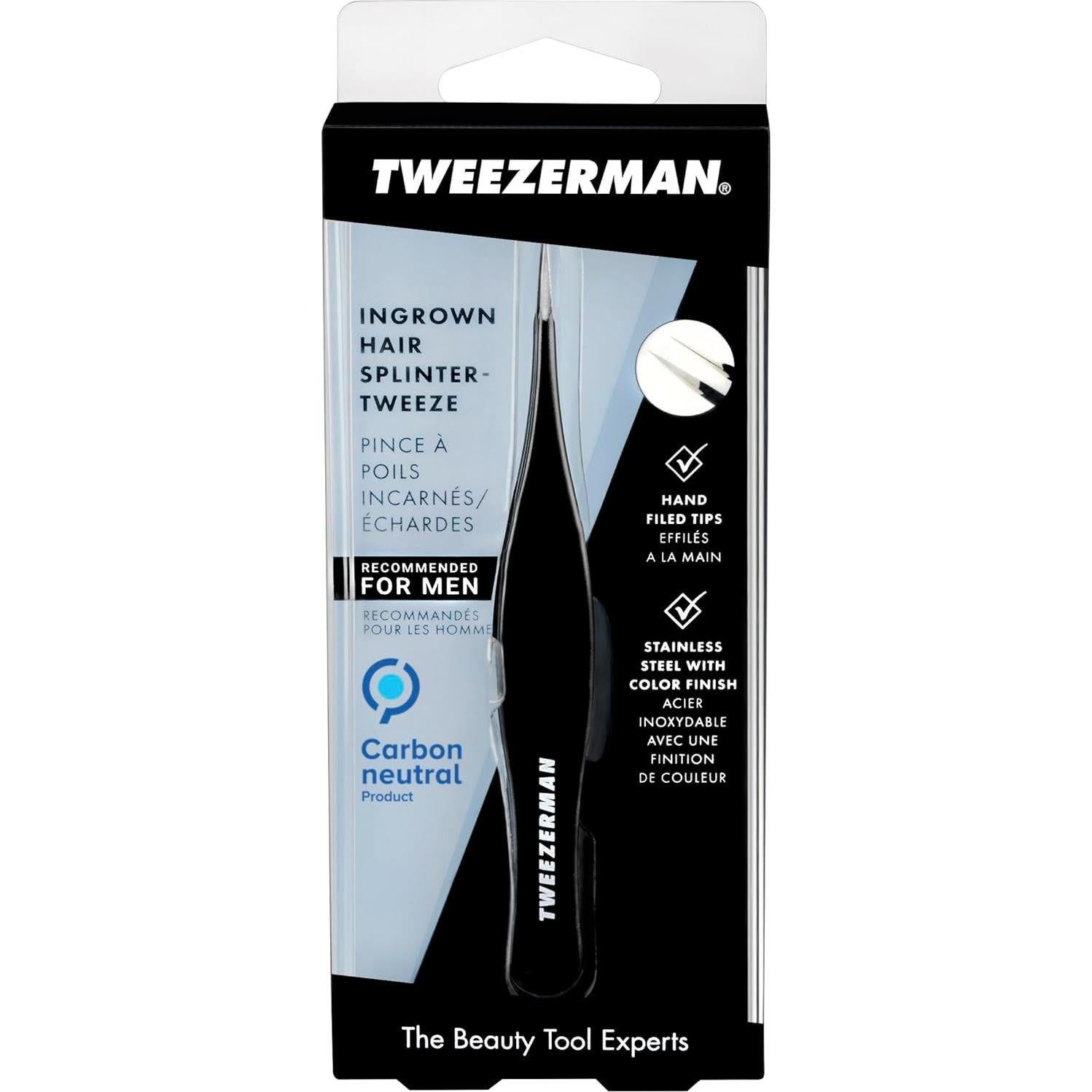 Pinzas para Vello Encarnado Tweezerman G.E.A.R. Acero Inoxidable