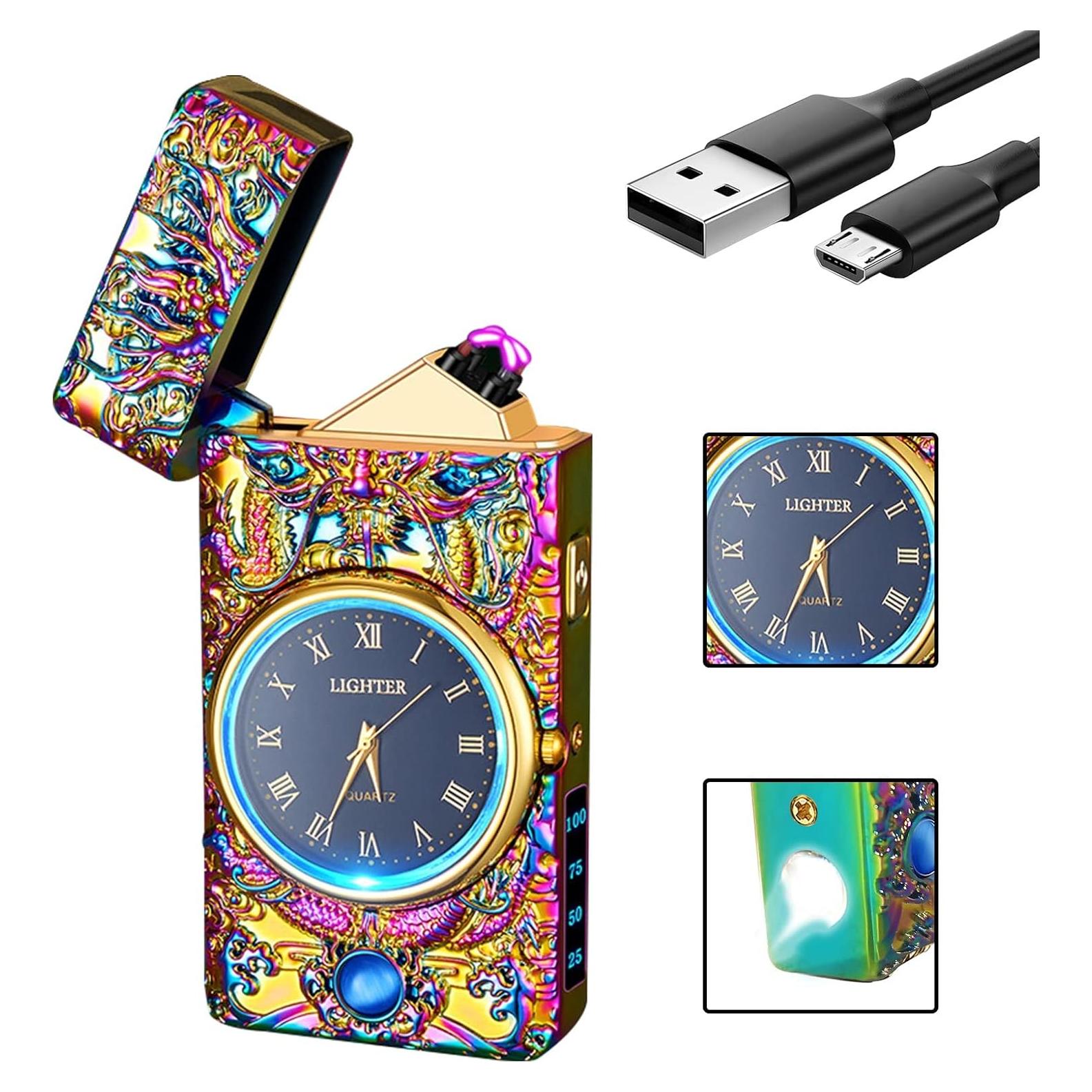 Encendedor GADATOP Dragón USB Eléctrico a Prueba de Viento