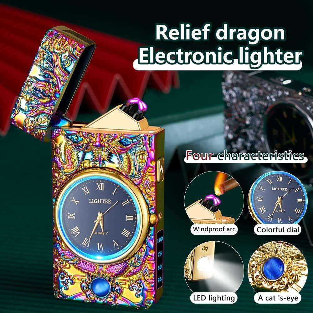 Encendedor GADATOP Dragón USB Eléctrico a Prueba de Viento