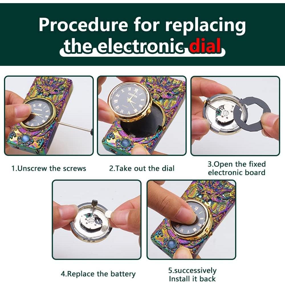 Encendedor GADATOP Dragón USB Eléctrico a Prueba de Viento