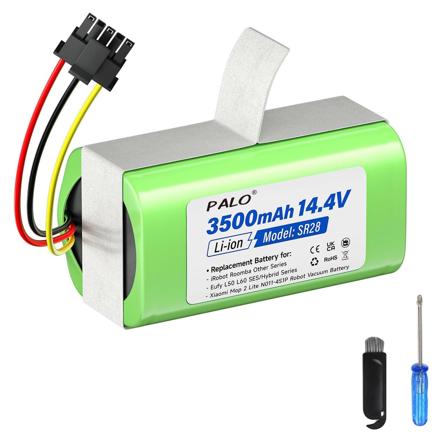 Batería de Reemplazo 3500mAh 14.4V para Eufy e iRobot