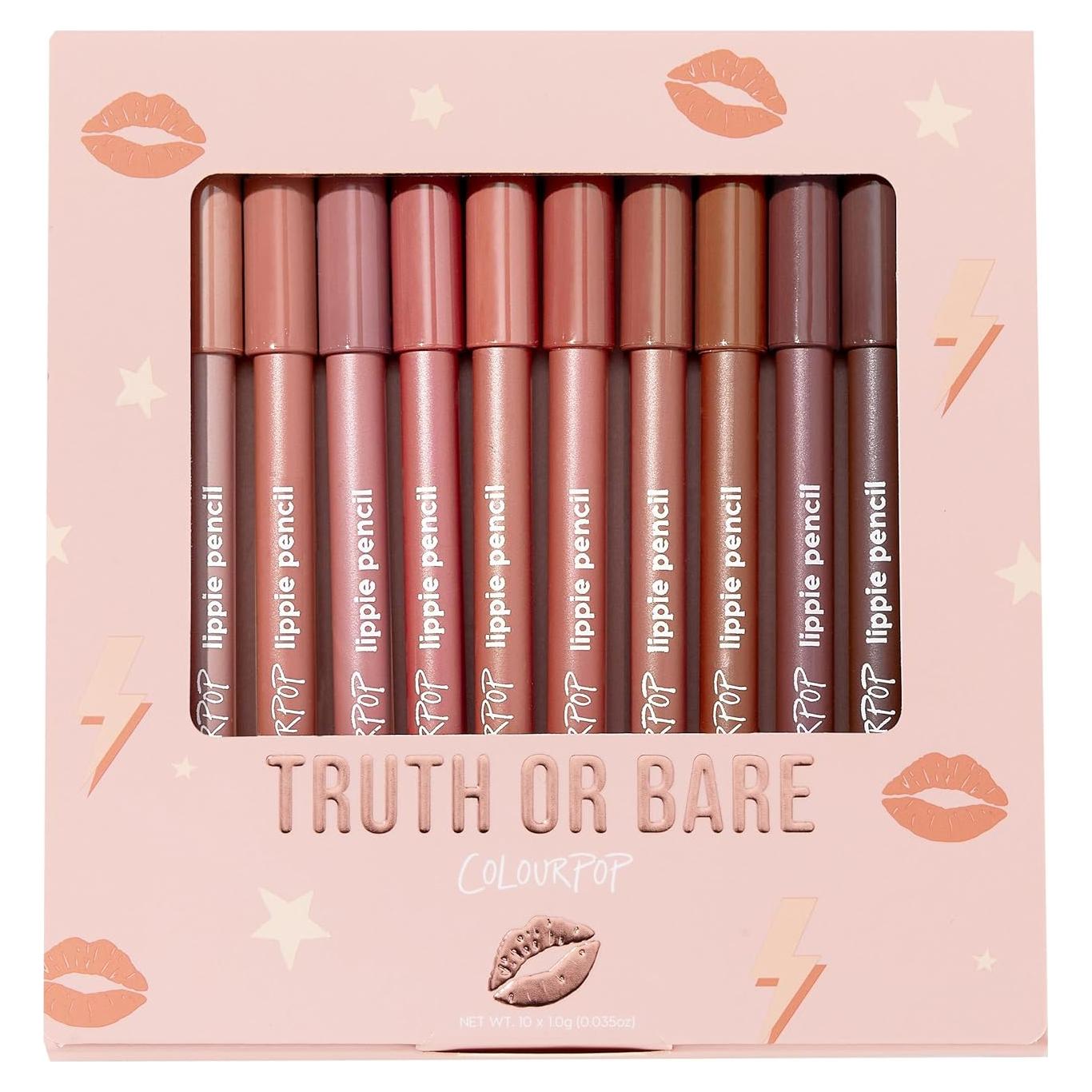 ColourPop Lápiz Labial Vault - 10 Lápices de Alto Pigmento Veganos