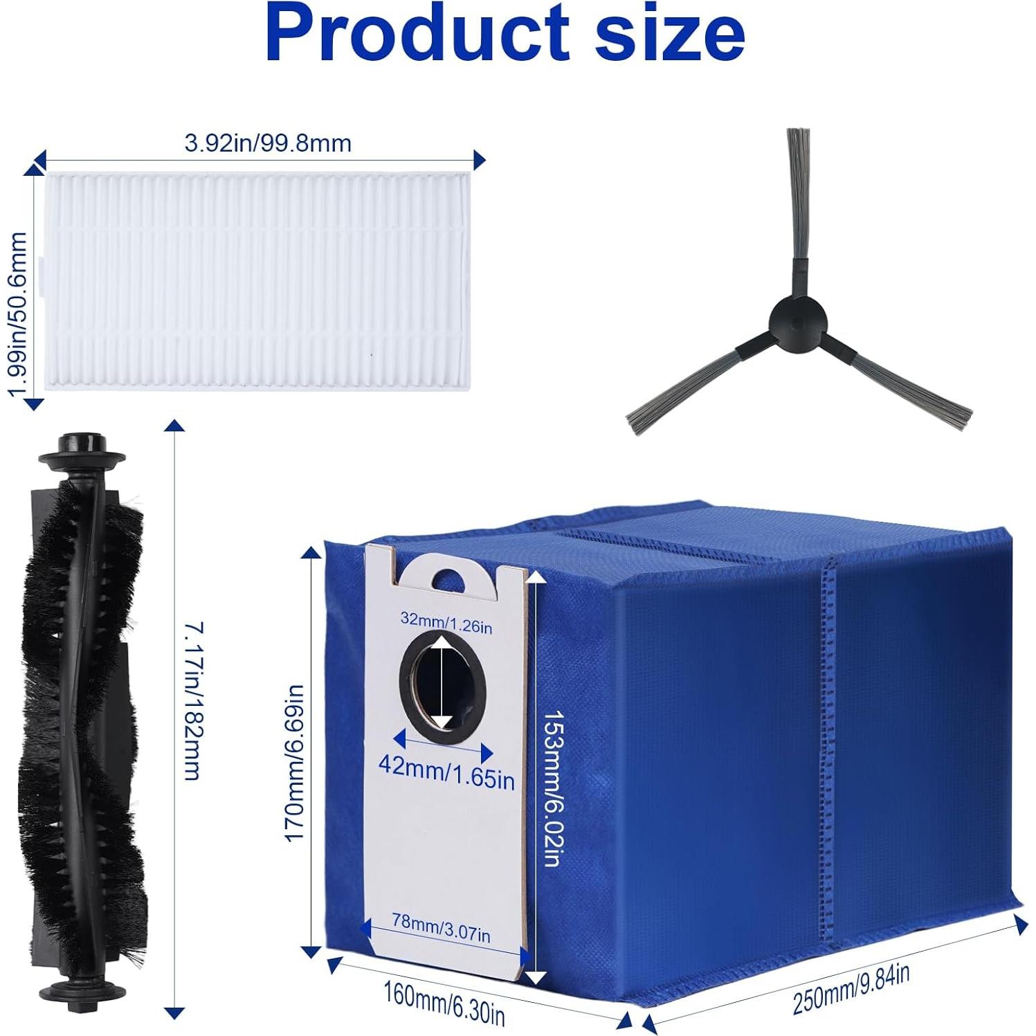 Repuestos para Aspiradora Robótica YAKUHY - 13 Piezas HEPA