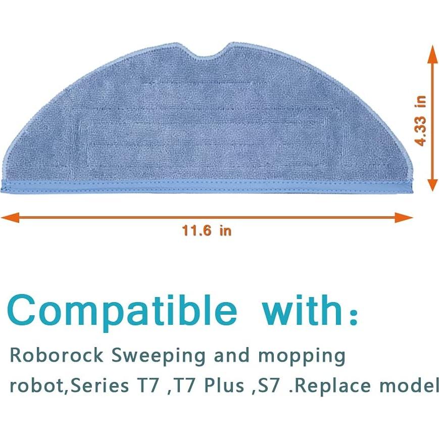 Paños de Reemplazo Home Times para Aspiradora Roborock T7S S8