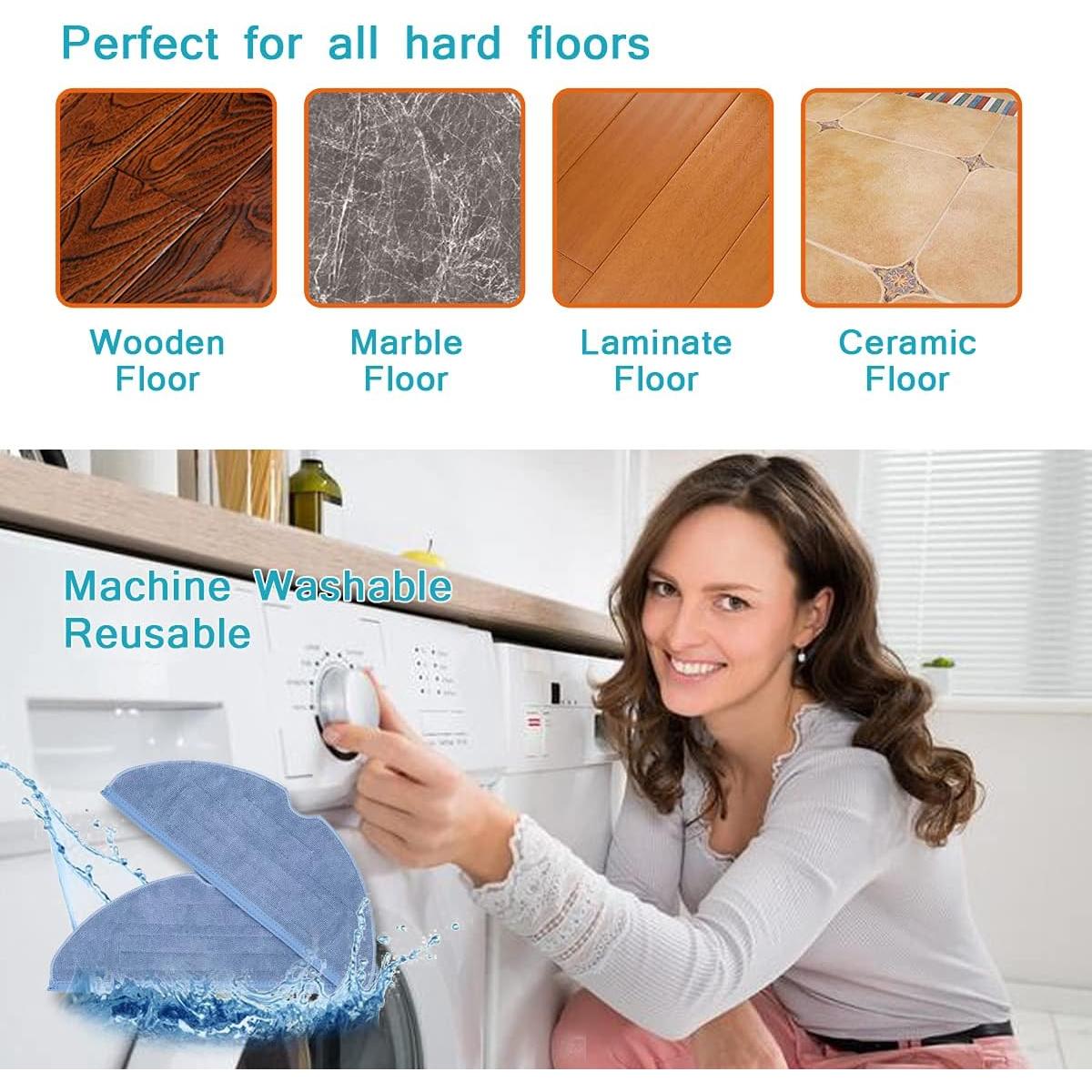 Paños de Reemplazo Home Times para Aspiradora Roborock T7S S8