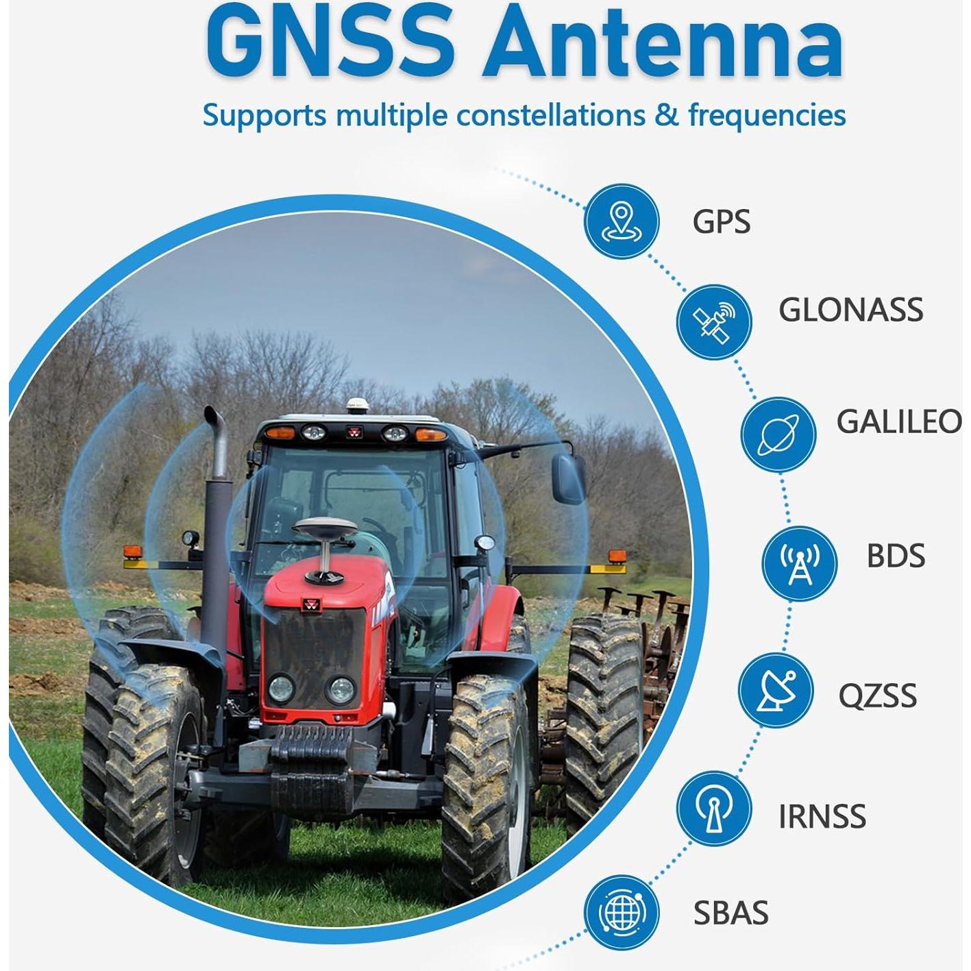 Sistema de Guía GPS para Tractores SMAJAYU JY100 10" Precisión