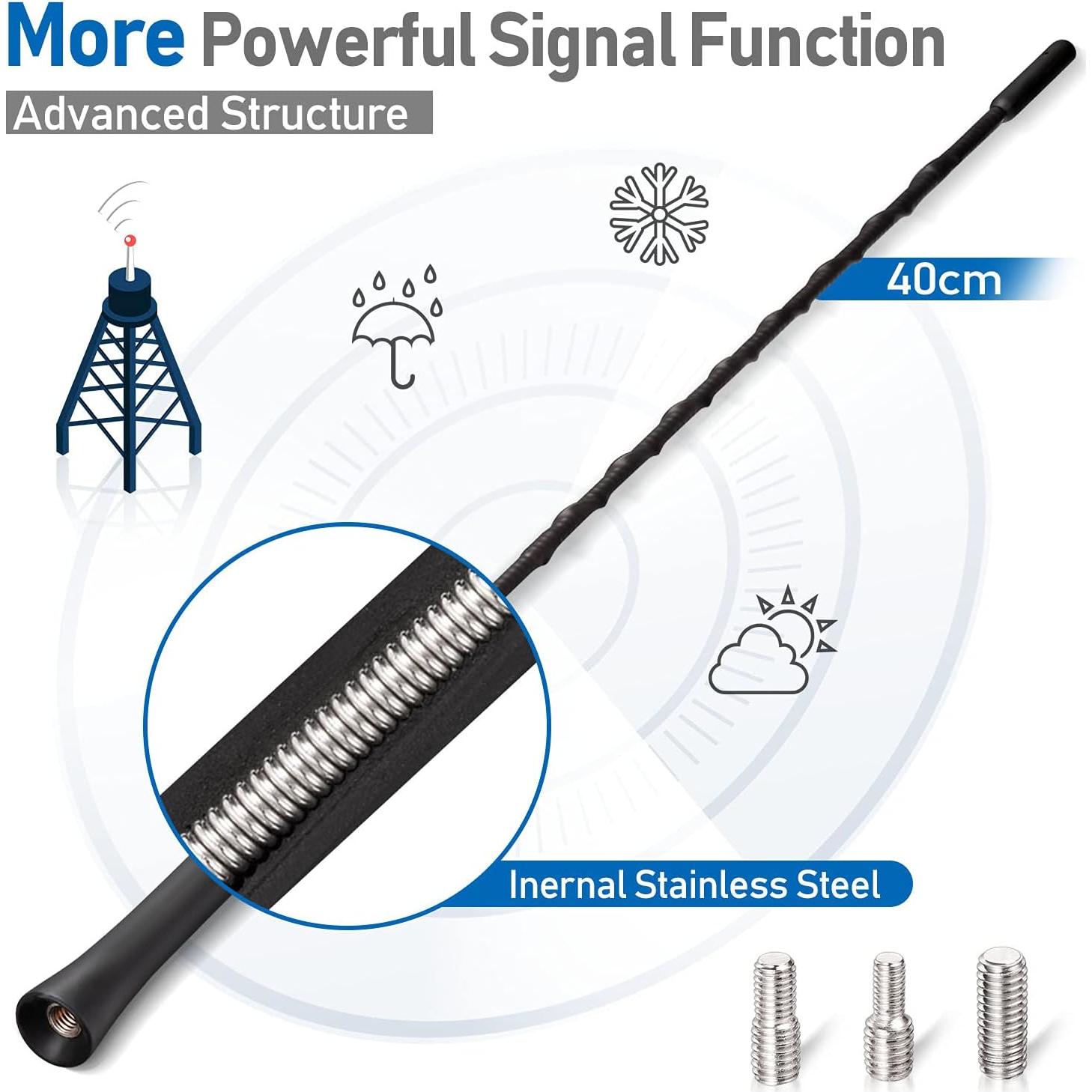 Antena de Coche Eightwood 40.64 cm Montaje en Techo