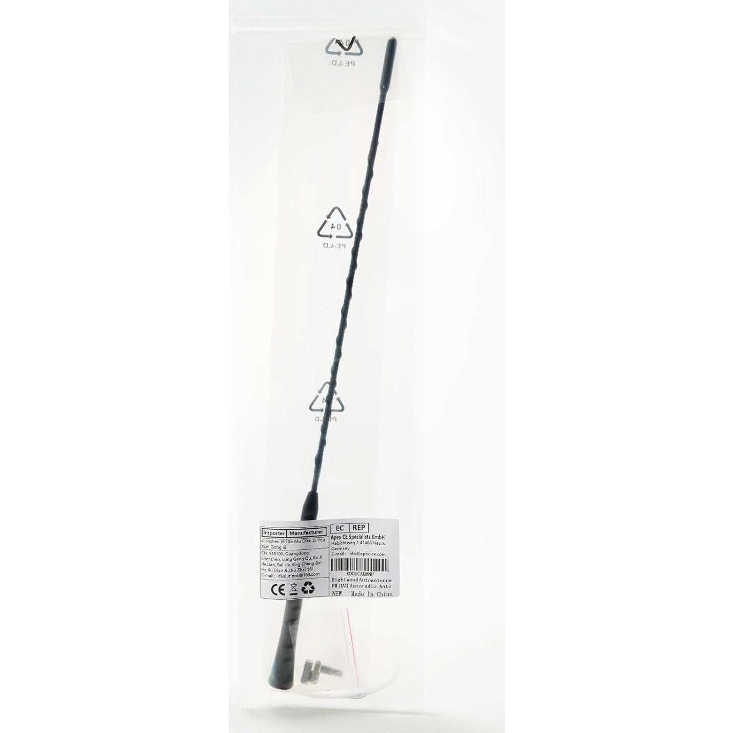 Antena de Coche Eightwood 40.64 cm Montaje en Techo