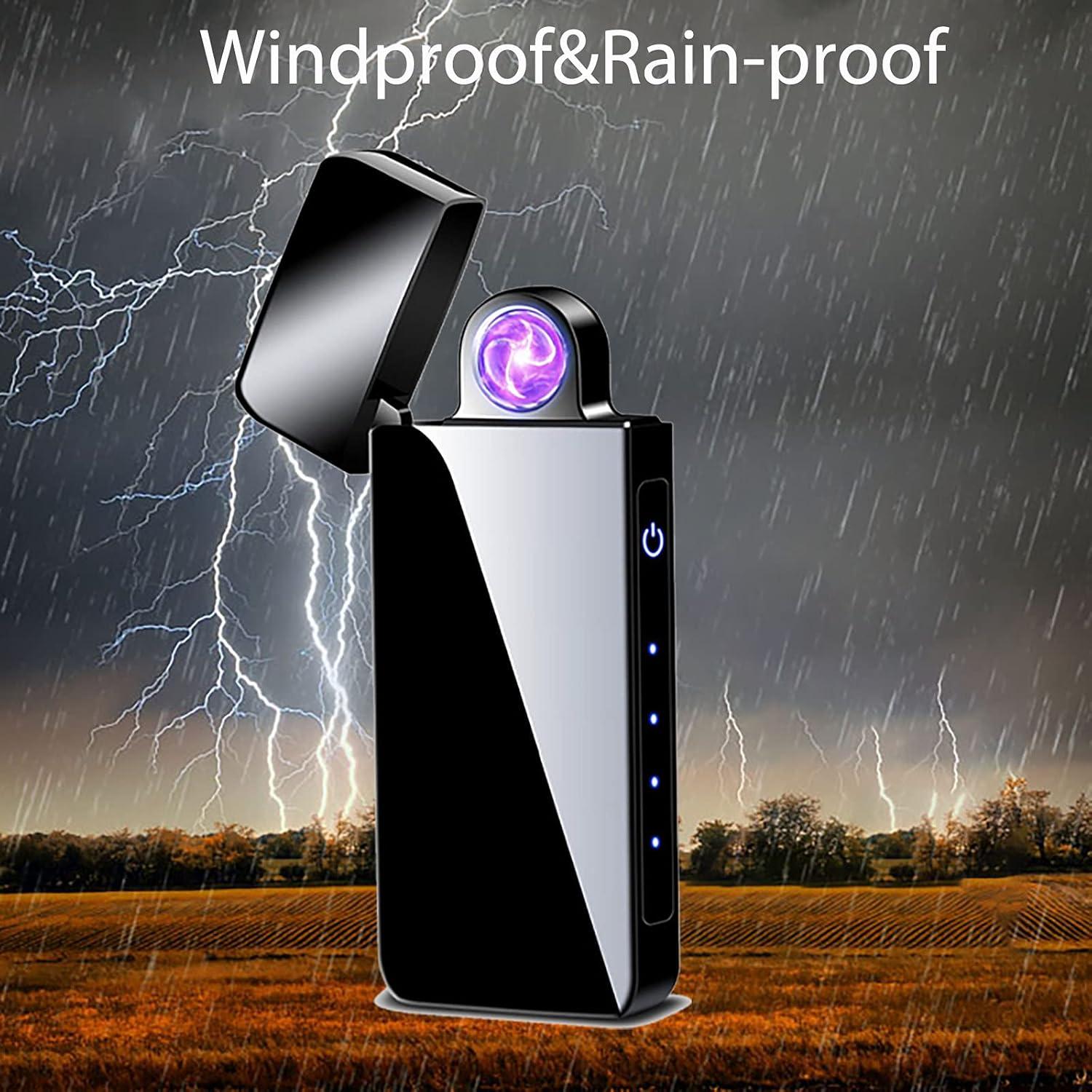 Encendedor Eléctrico Vaglory VA6026B Recargable USB Negro