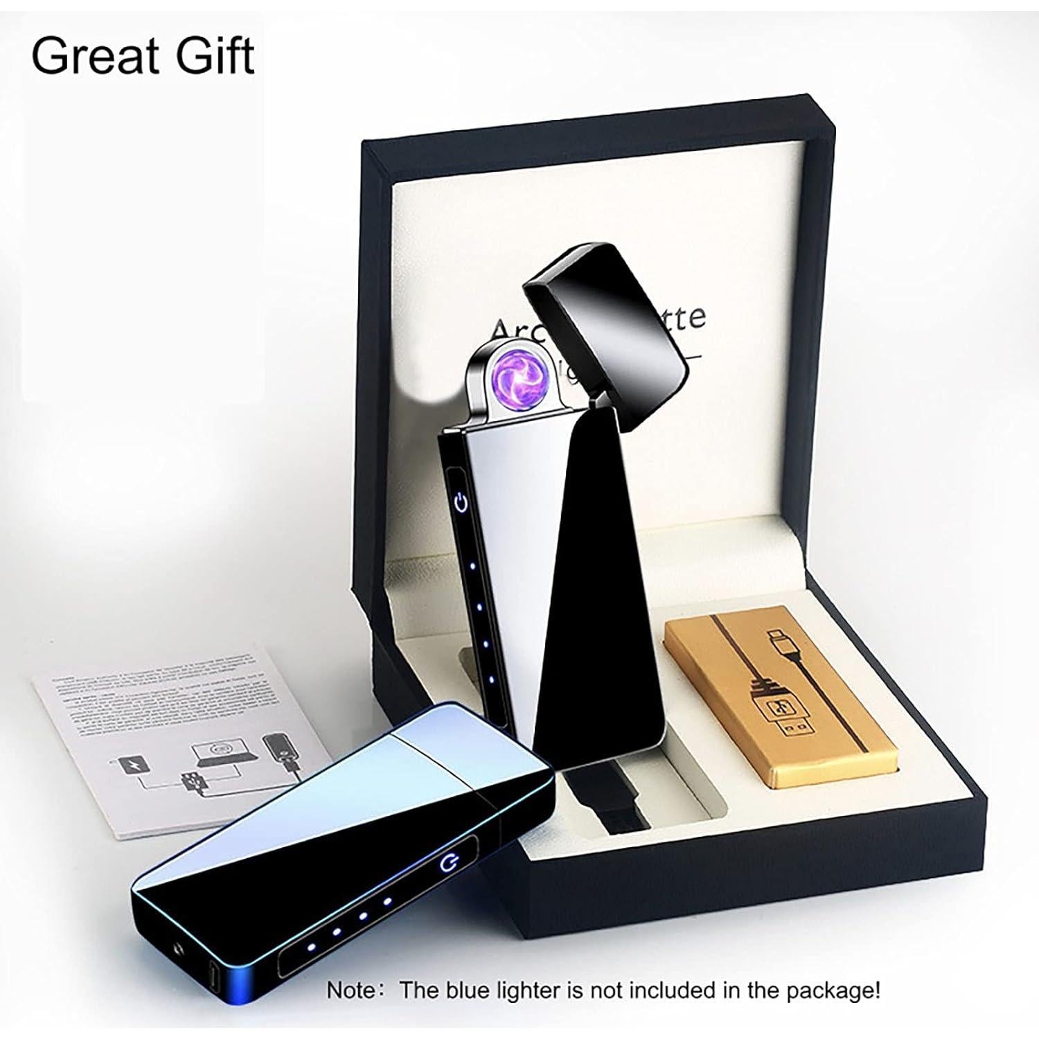 Encendedor Eléctrico Vaglory VA6026B Recargable USB Negro