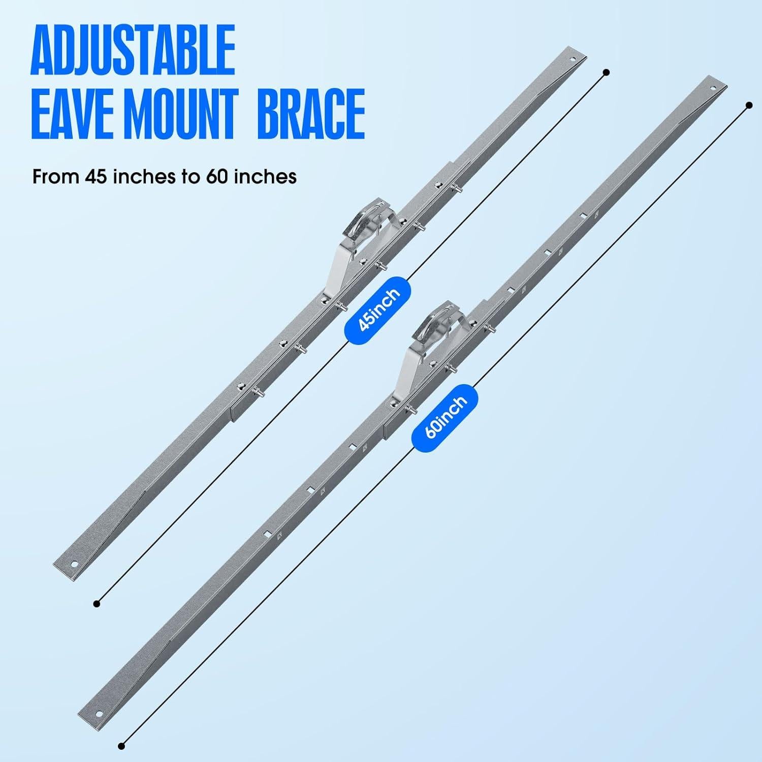 Soporte Ajustable para Antenas de TV y Pararrayos CYANTEKOMS 5.08 cm