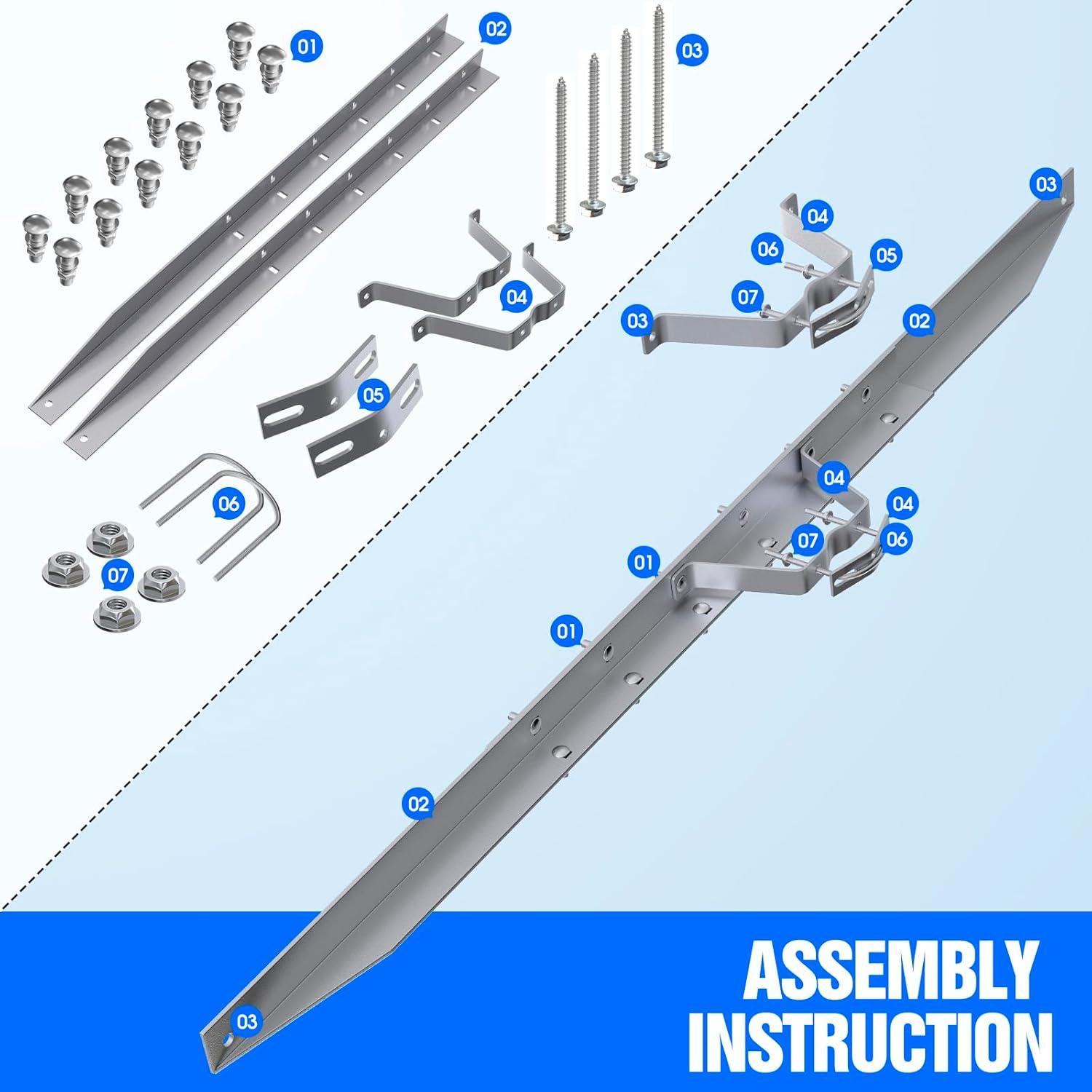 Soporte Ajustable para Antenas de TV y Pararrayos CYANTEKOMS 5.08 cm