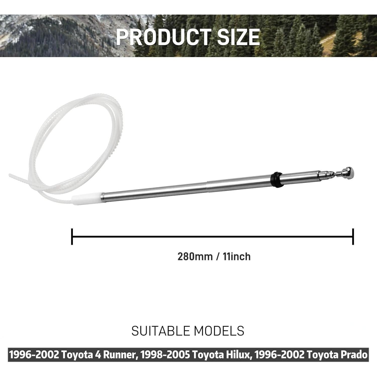 Mástil de Antena Modigt 86337-35111 para Toyota 4Runner, Hilux, Prado