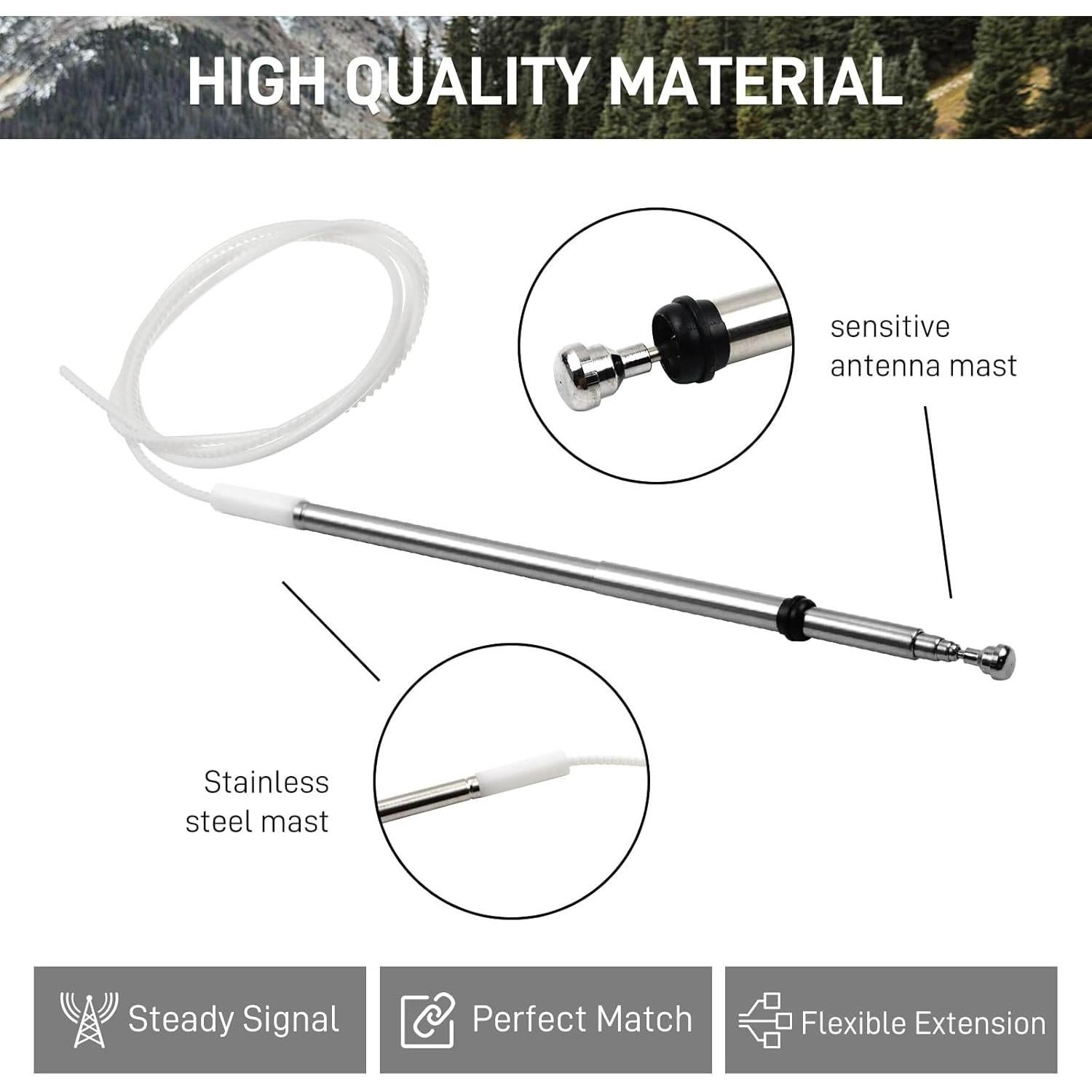 Mástil de Antena Modigt 86337-35111 para Toyota 4Runner, Hilux, Prado